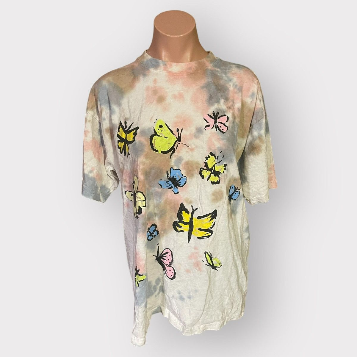 Obey Obey Men’s Medium Tie Dyed Butterfly T-Shirt Size US M / EU 48-50 / 2 - 1 Thumbnail