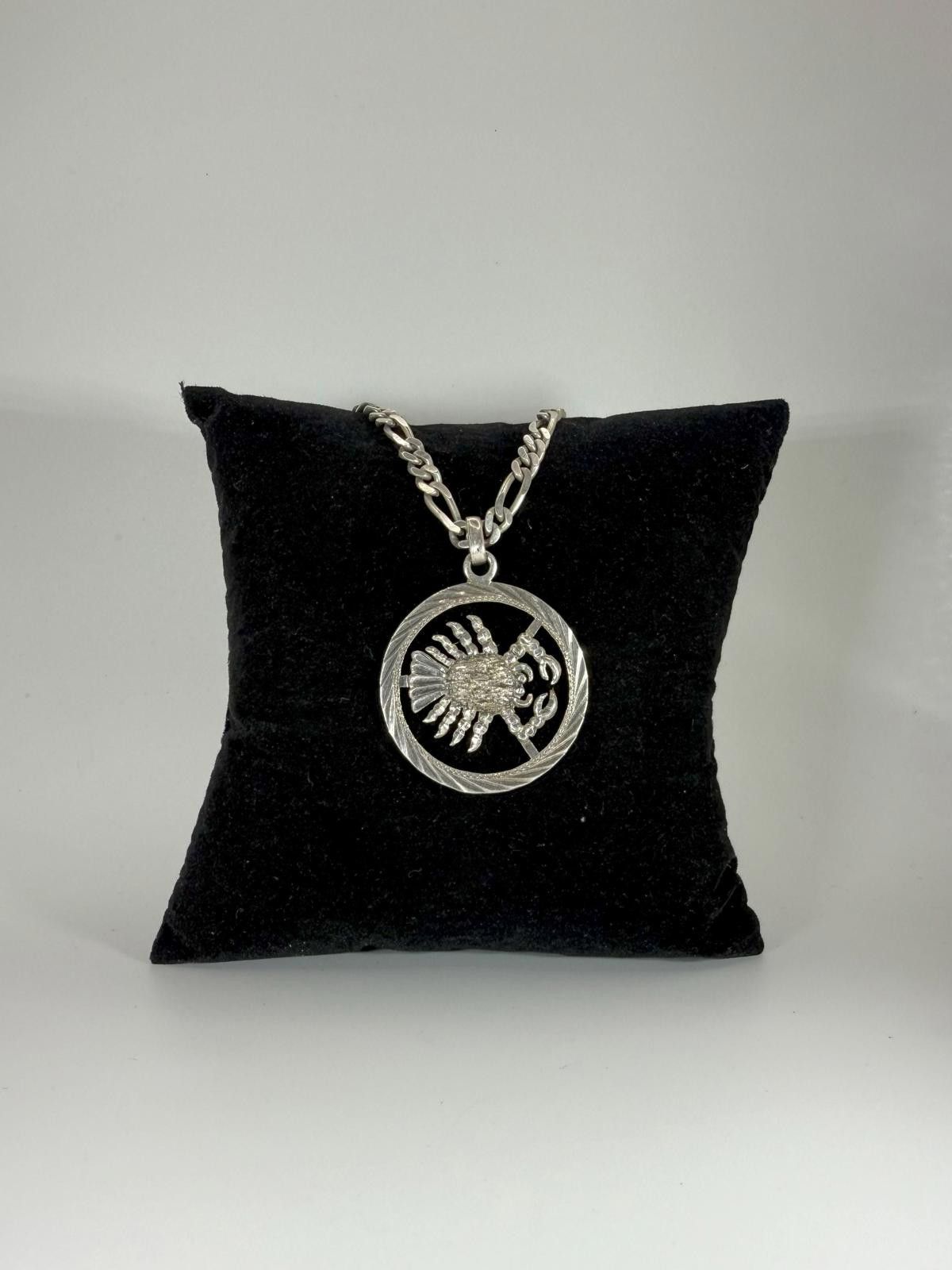 Vintage 90's Zodiac Cancer Diamond Cut Necklace Size ONE SIZE - 1 Thumbnail