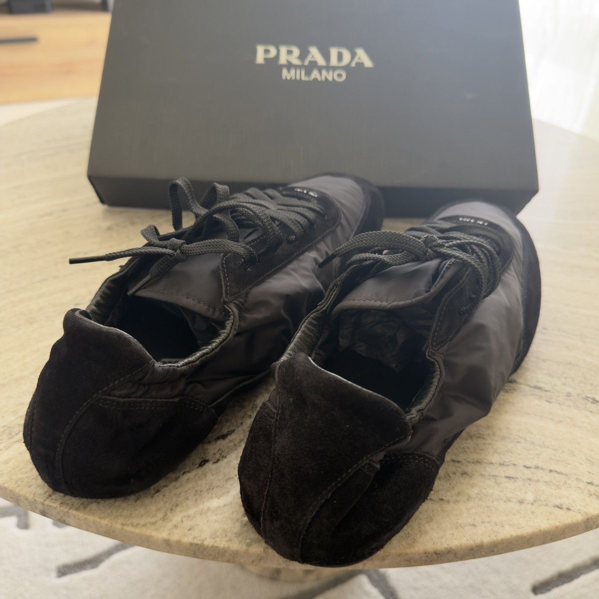 Prada Prada Collapse Re-Nylon/Suede Sneakers 🚫READ DESCRIPTION🚫 Size US 11 / EU 44 - 5 Thumbnail
