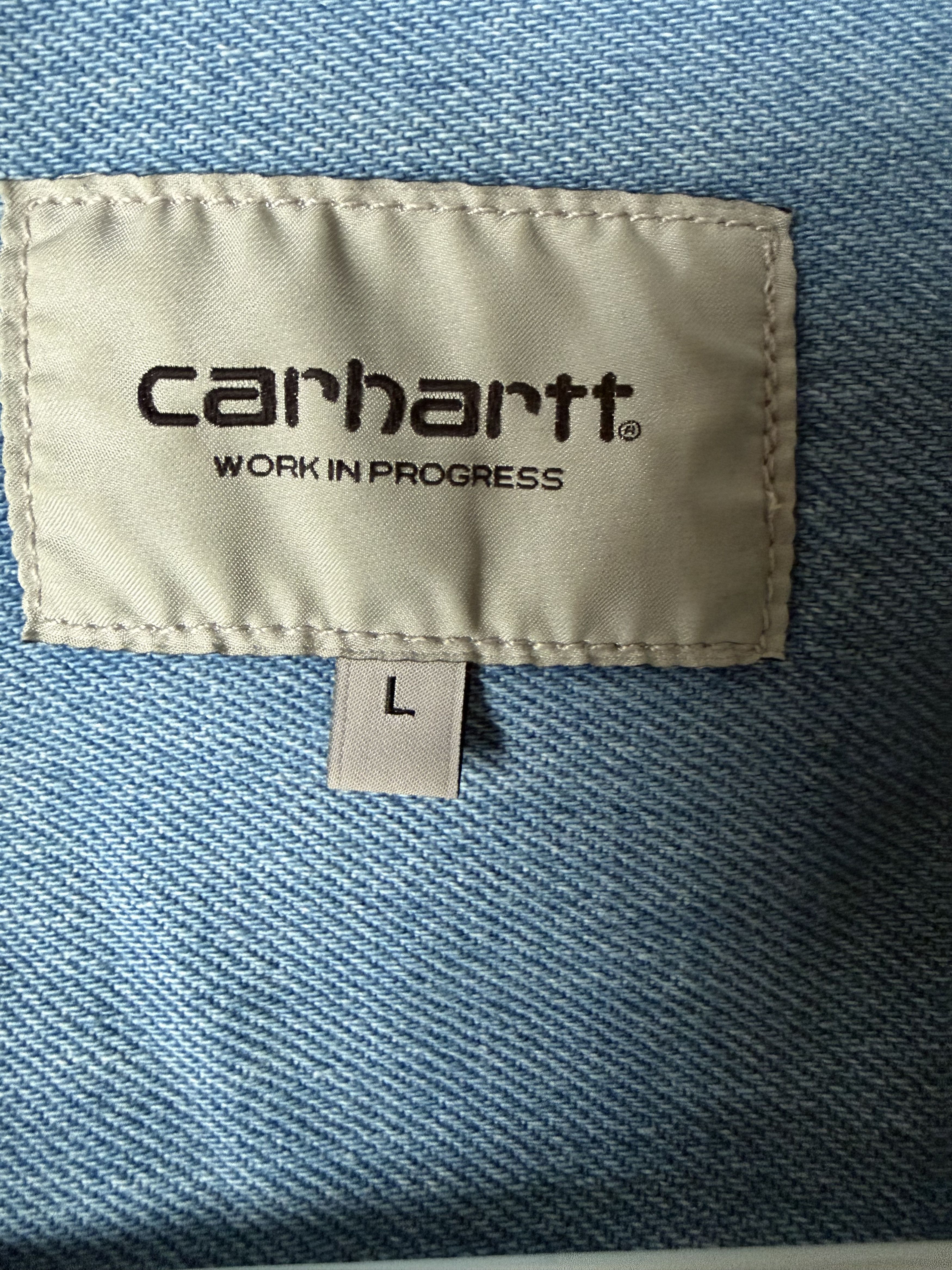 Carhartt Wip Carhartt WIP - Light Blue Denim Button Up Size US L / EU 52-54 / 3 - 3 Thumbnail