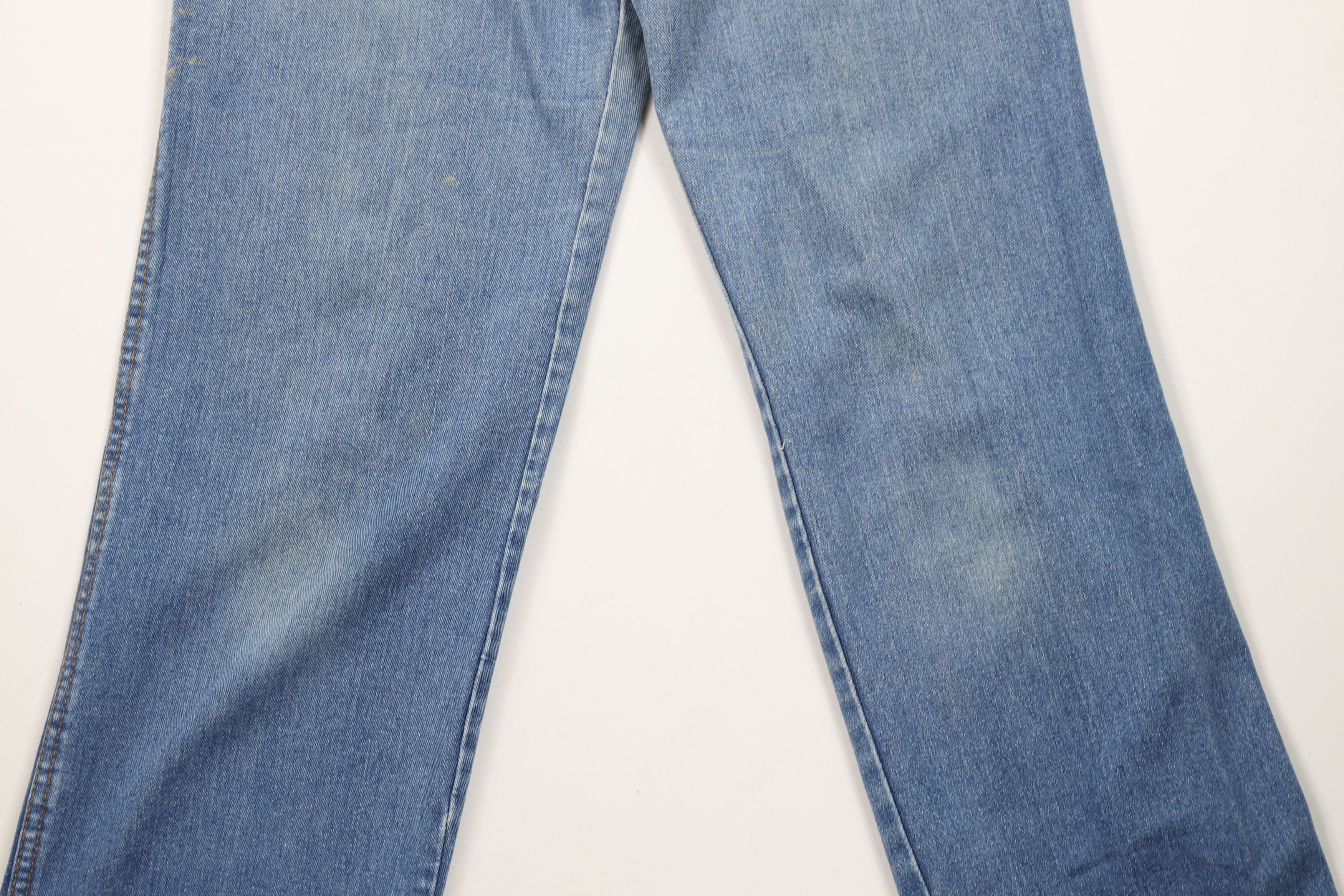 Vintage Vintage 80s 90s Streetwear Flared Denim Jeans Blue Size 32" / US 10 / IT 46 - 3 Thumbnail