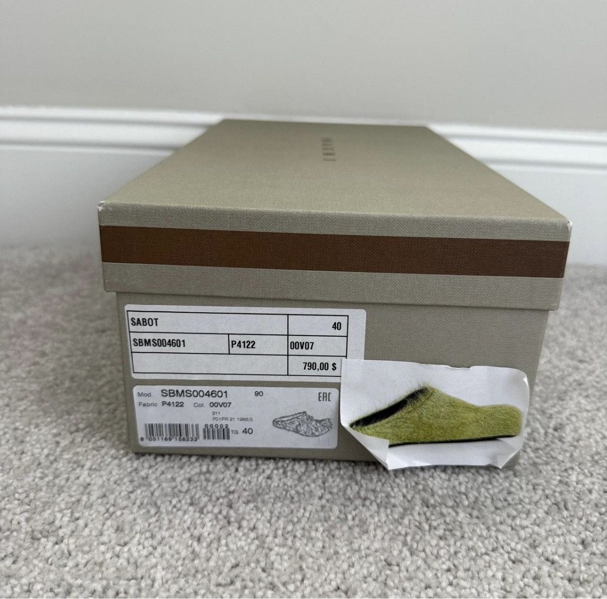 Marni Marni Sabot Green Size US 7 / EU 40 - 8 Thumbnail