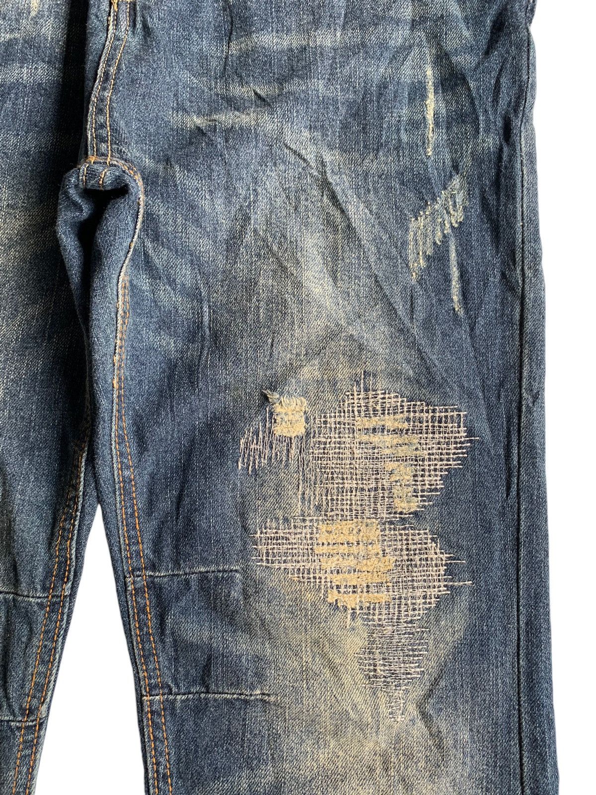 G-Star × Jean G-STAR RAW 3301 RARE DESIGN DISTRESSED DENIM Size US 33 - 10 Thumbnail