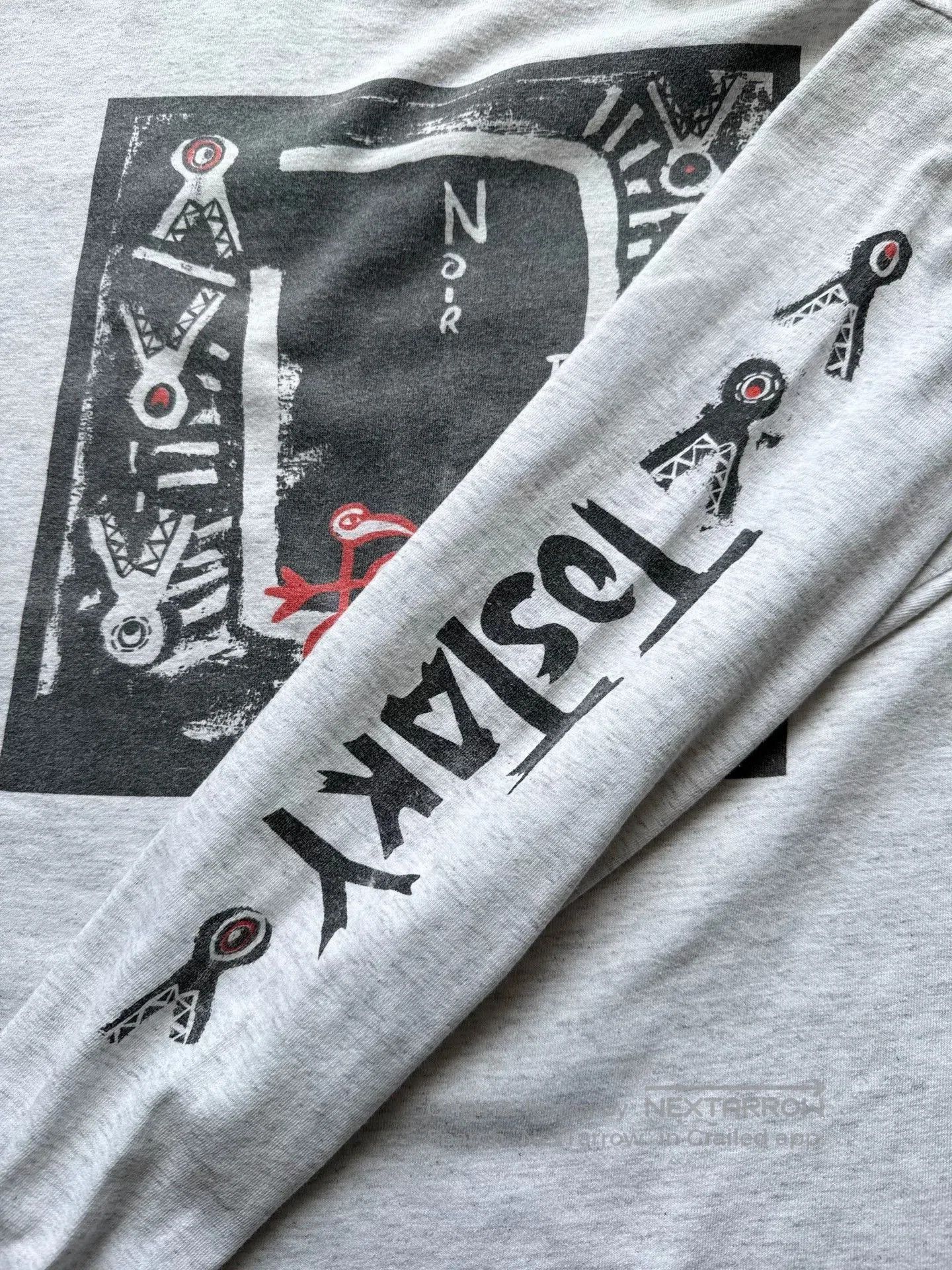 Vintage Vintage 90s NoirDésir Tostaky Band Tee. Size US L / EU 52-54 / 3 - 5 Thumbnail