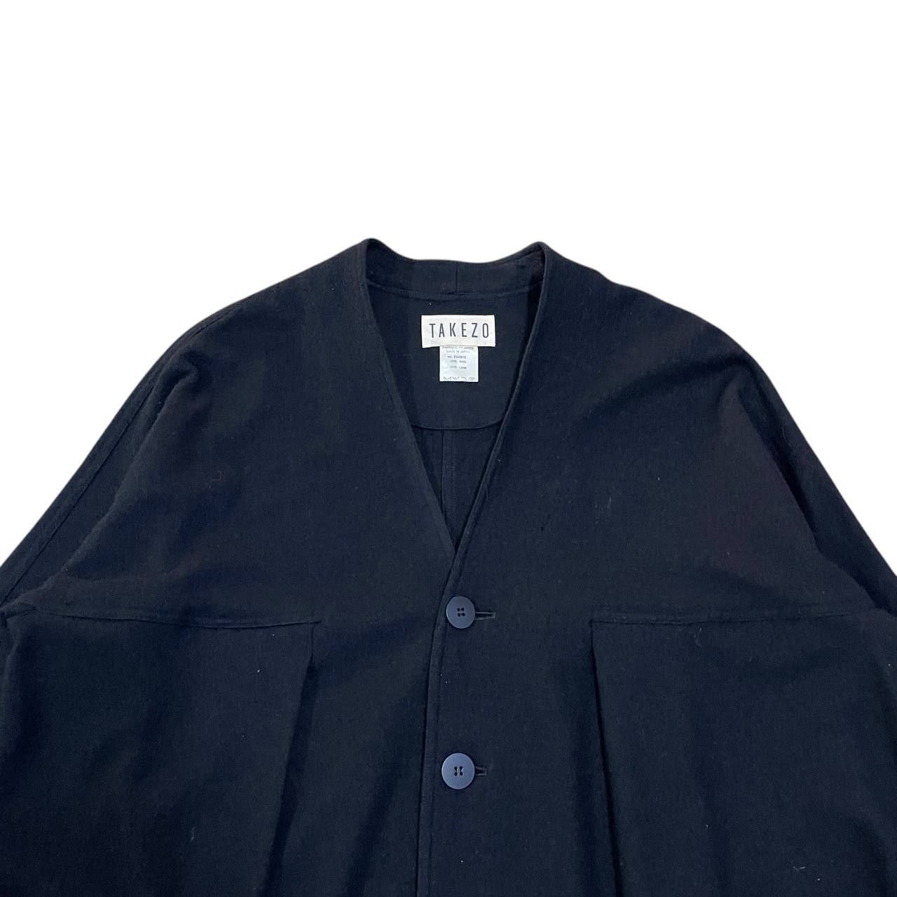 Yohji Yamamoto Vintage Takezo Wool Jacket Yohji Yamamoto Inspired Size US L / EU 52-54 / 3 - 2 Thumbnail