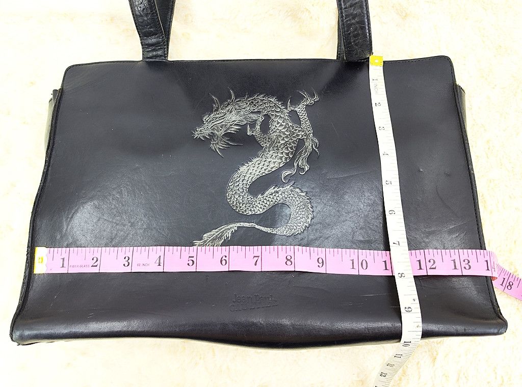 Jean Paul Gaultier Distressed JEAN PAUL GAULTIER dragon tatoo leather tote bag Size ONE SIZE - 13 Thumbnail