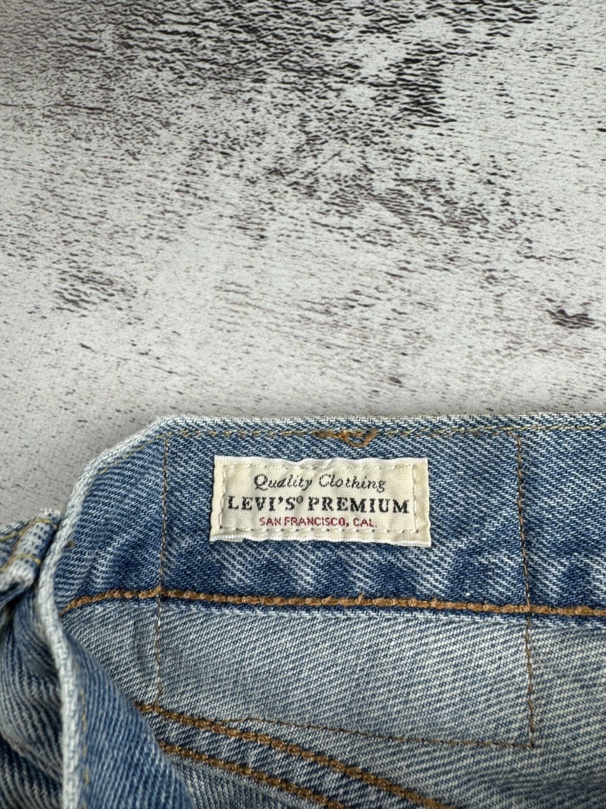Levi's Levis 551 Premium Work Wear Men’s W29 L32 Cotton Light Blue Jeans Pants Trousers Size US 30 / EU 46 - 17 Thumbnail