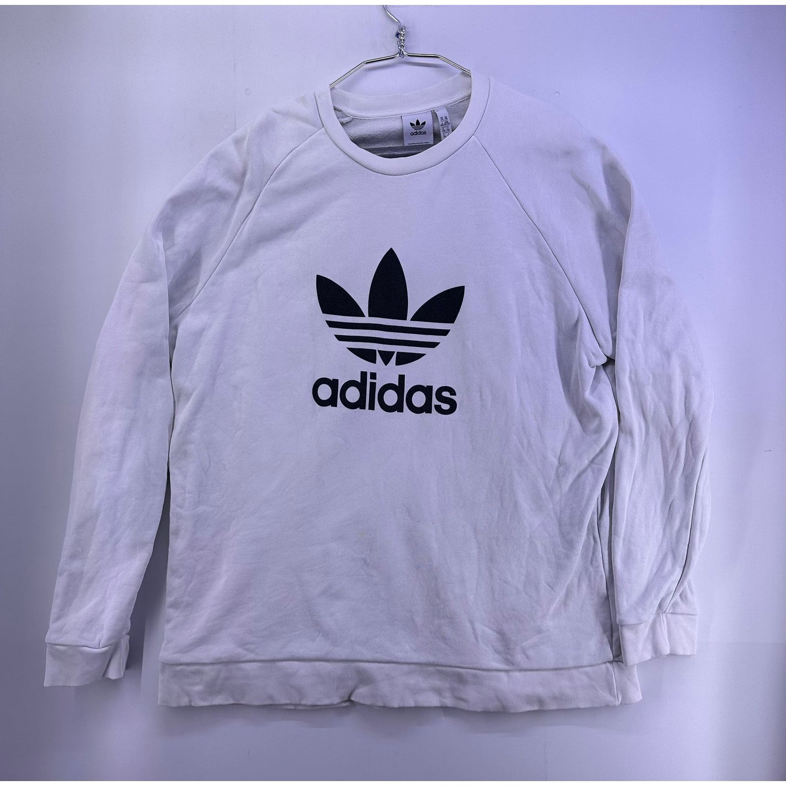 Adidas Adidas Off white Crewneck Sweater Size 2XL Size US XXL / EU 58 / 5 - 1 Thumbnail