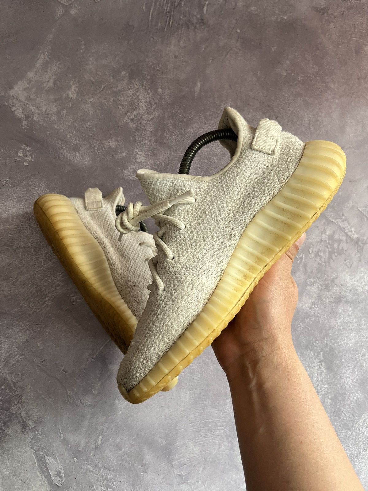 Adidas Adidas Yeezy 350 V2 Cream Size US 9 / IT 39 - 4 Thumbnail