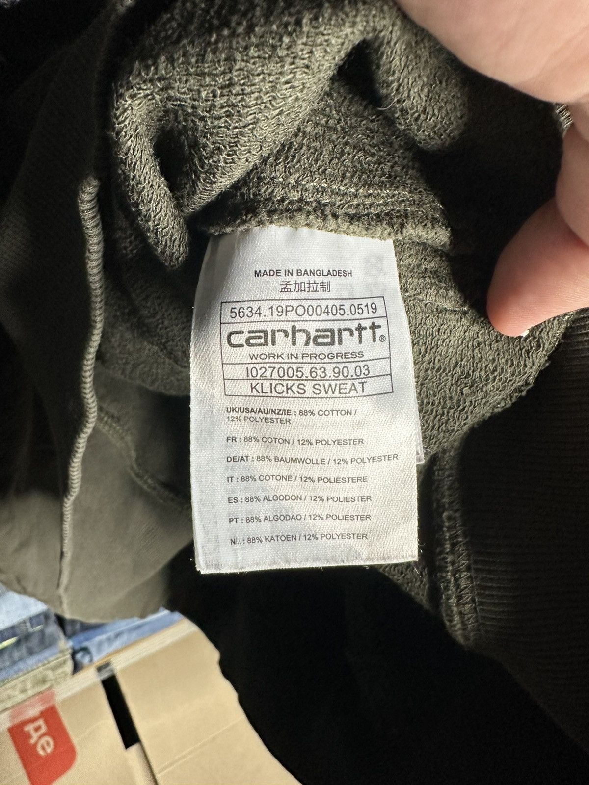 Carhartt Carhartt WIP Klicks Sweatshirt 1/4 Zip Utility Pocket XL Size US L / EU 52-54 / 3 - 6 Thumbnail