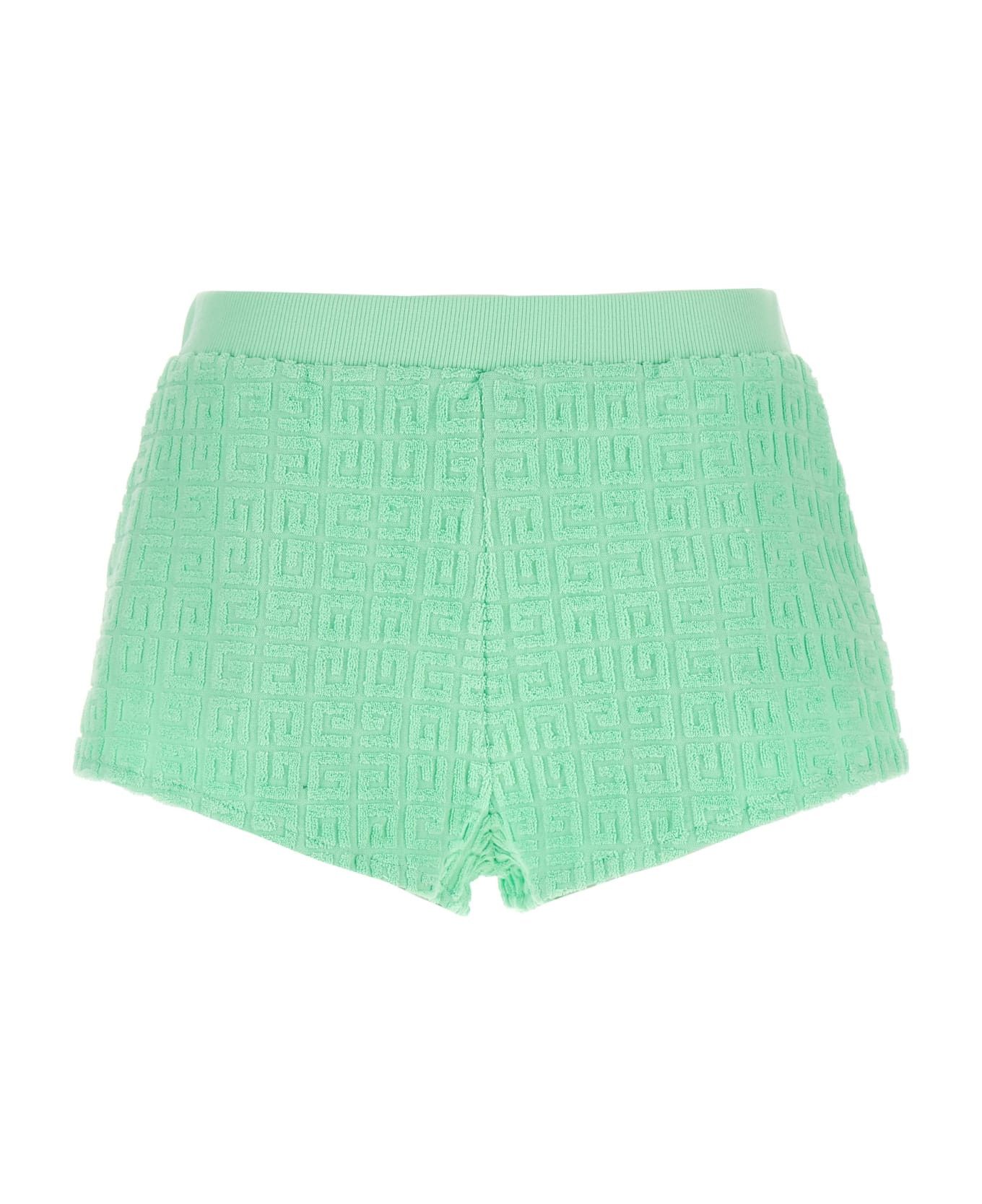 Givenchy o1n1vont0326 Plage Capsule Shorts in Aqua Green Size 27" / US 4 / IT 40 - 1 Thumbnail