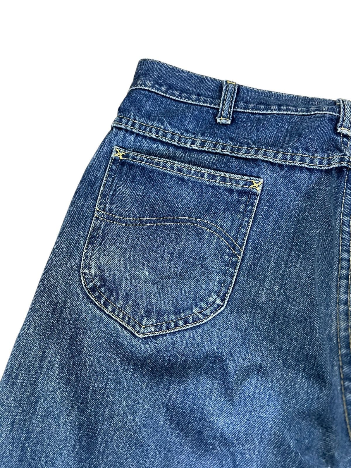 Vintage 70’s Lee Riders Button Scovill Denim Jean Size US 33 - 13 Thumbnail