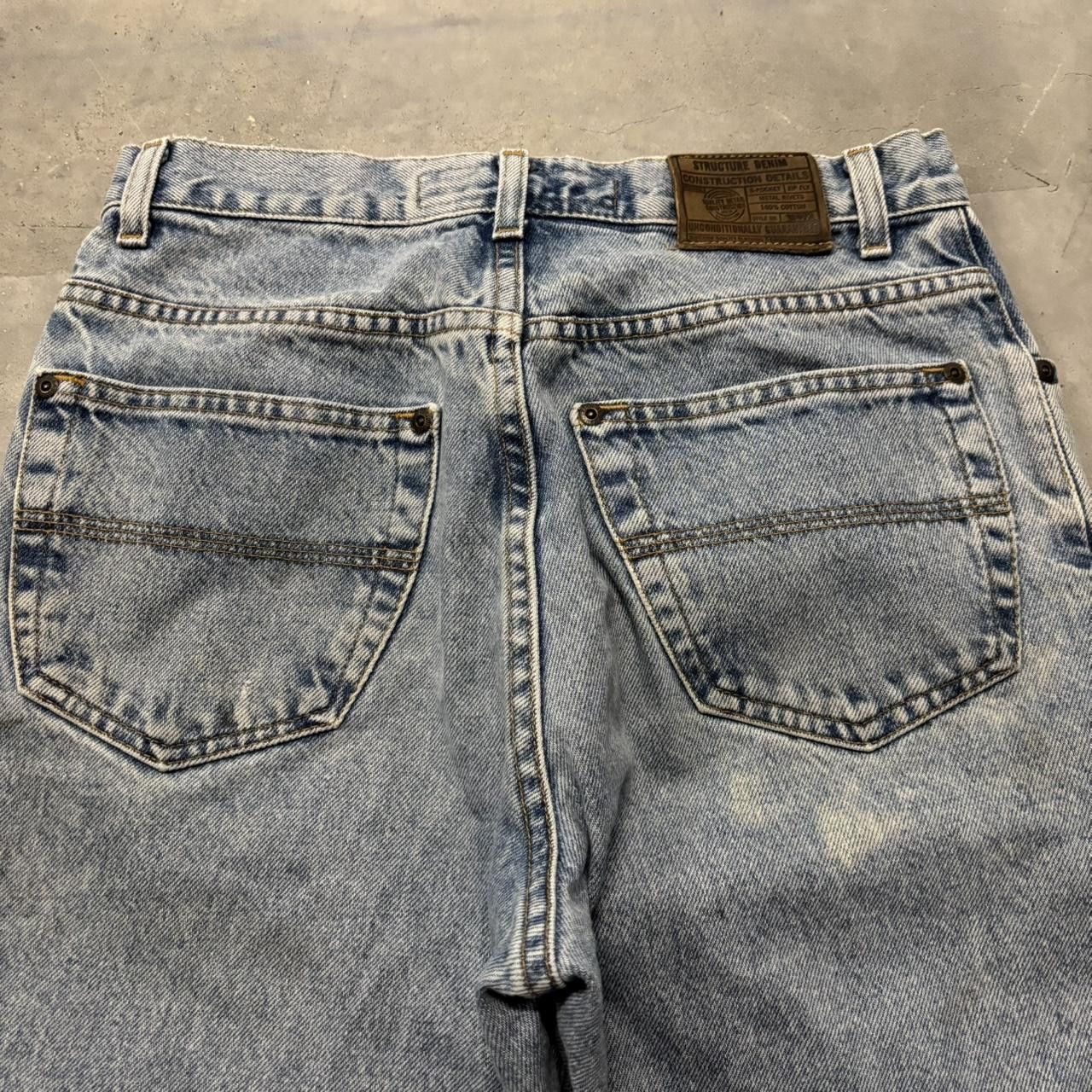 Japanese Brand × Vintage Crazy Vintage Y2K/2000s Light Wash Essential Denim Jeans! Size US 28 / EU 44 - 7 Thumbnail