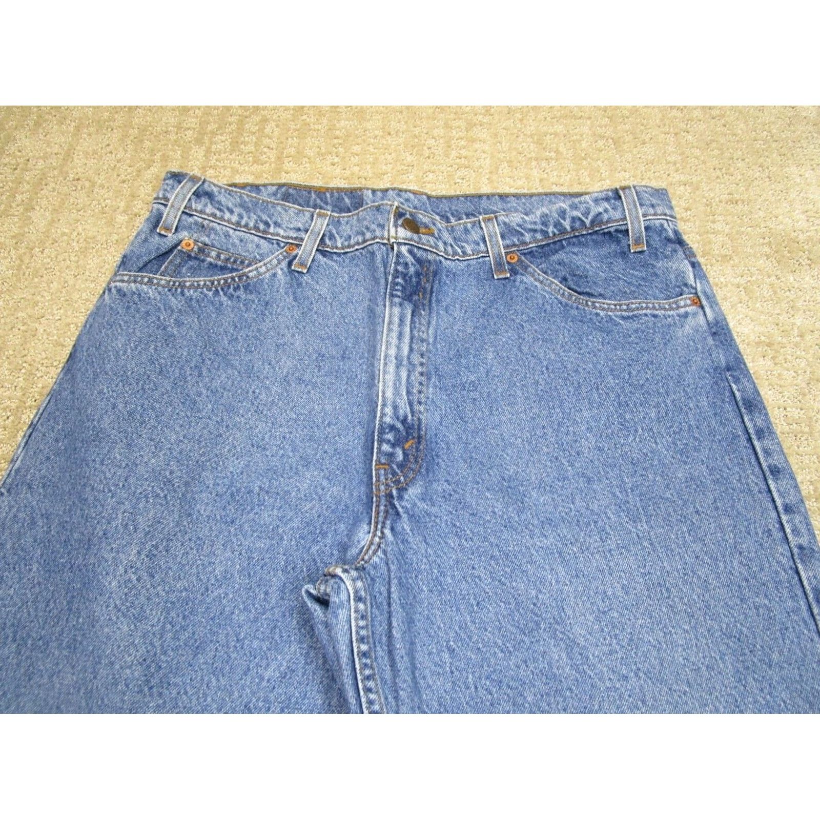Levi's VINTAGE Levi's 550 Jeans Men 38x32 Blue Light Wash 90s Tapered Pants Logo HIPSTER Retro Levi's 500 Series Size US 38 / EU 54 - 2 Thumbnail