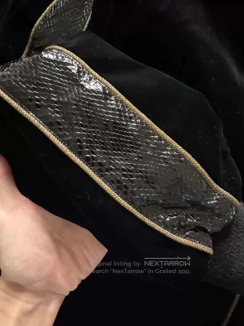 Saint Laurent Paris Saint Laurent Paris Snake Skin Patchwork Jacket i Size US S / EU 44-46 / 1 - 7 Thumbnail