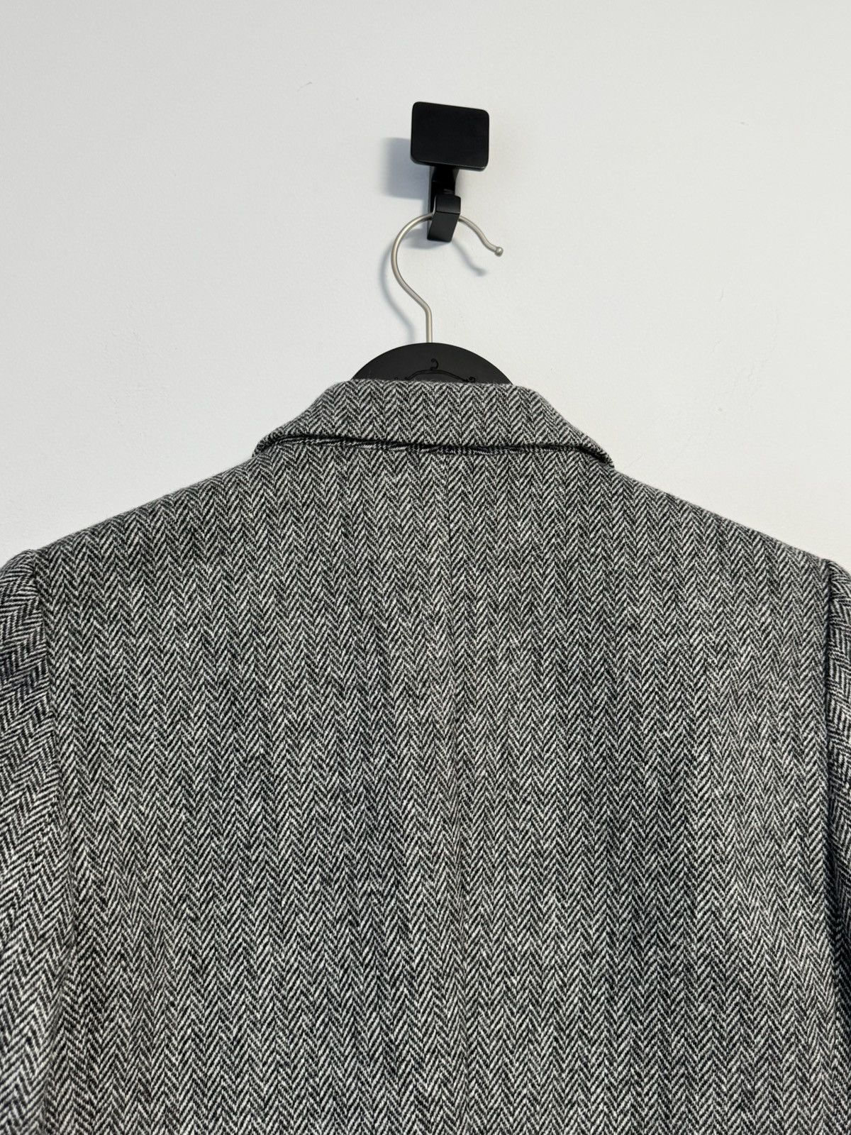 RED Valentino Red Valentino Cropped Blazer Jacket Grey Herringbone Size 44 Size M / US 6-8 / IT 42-44 - 14 Thumbnail