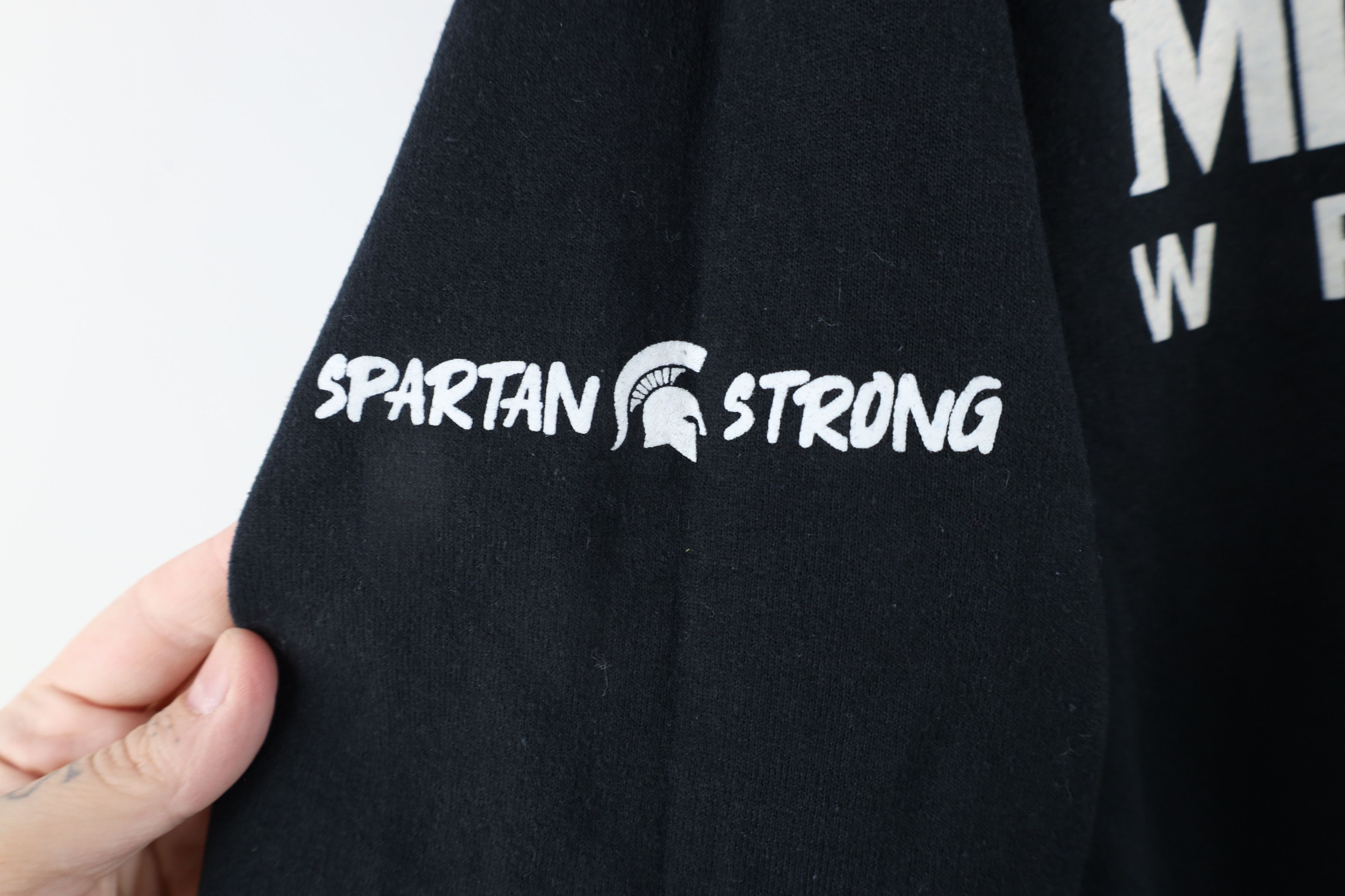 Vintage Mens Michigan State University Wrestling Hoodie Sweatshirt Size US S / EU 44-46 / 1 - 4 Thumbnail