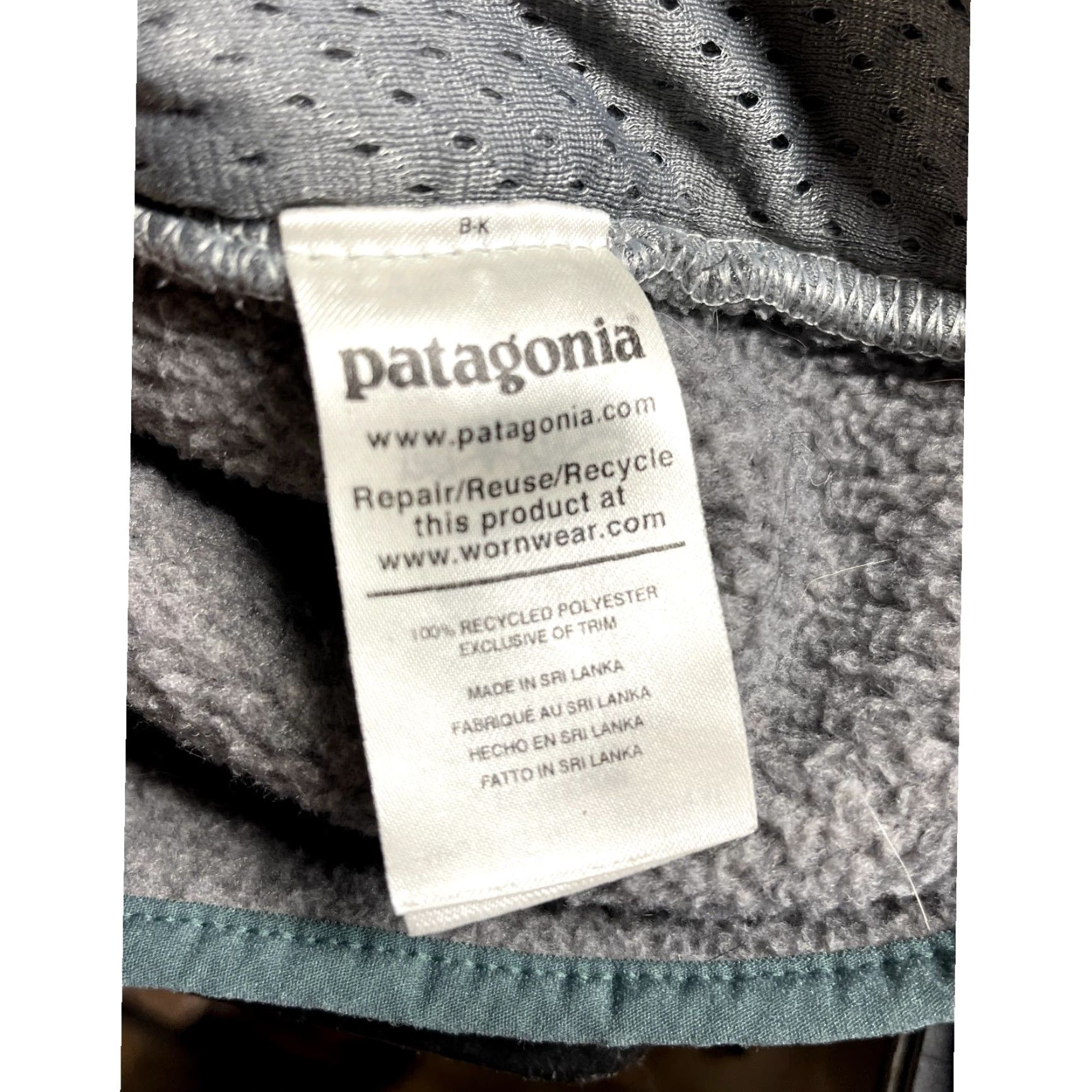 Patagonia VINTAGE Patagonia Sherpa Fleece Jacket Womens Gray Retro Pile Size M Size M / US 6-8 / IT 42-44 - 5 Thumbnail