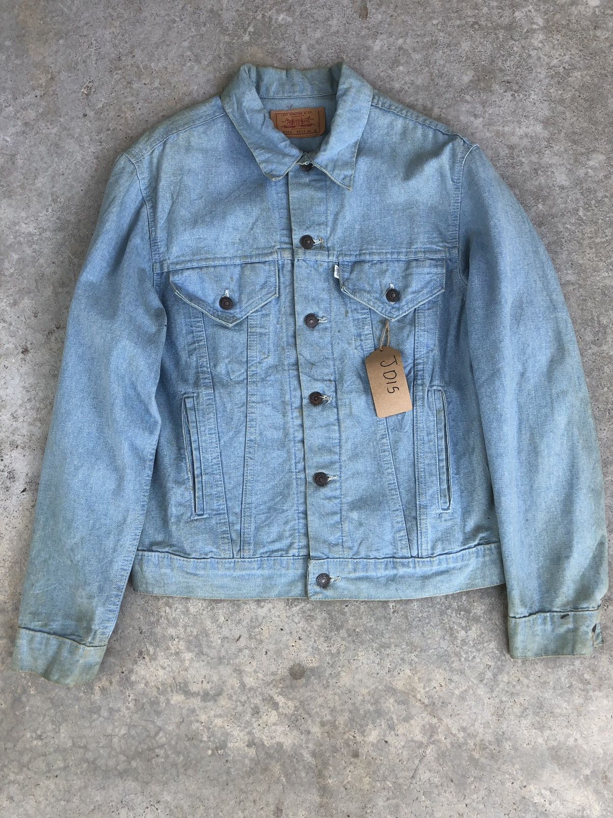 Levi's Vintage 80’s Levi’s Denim Jacket Distressed Size US M / EU 48-50 / 2 - 1 Thumbnail