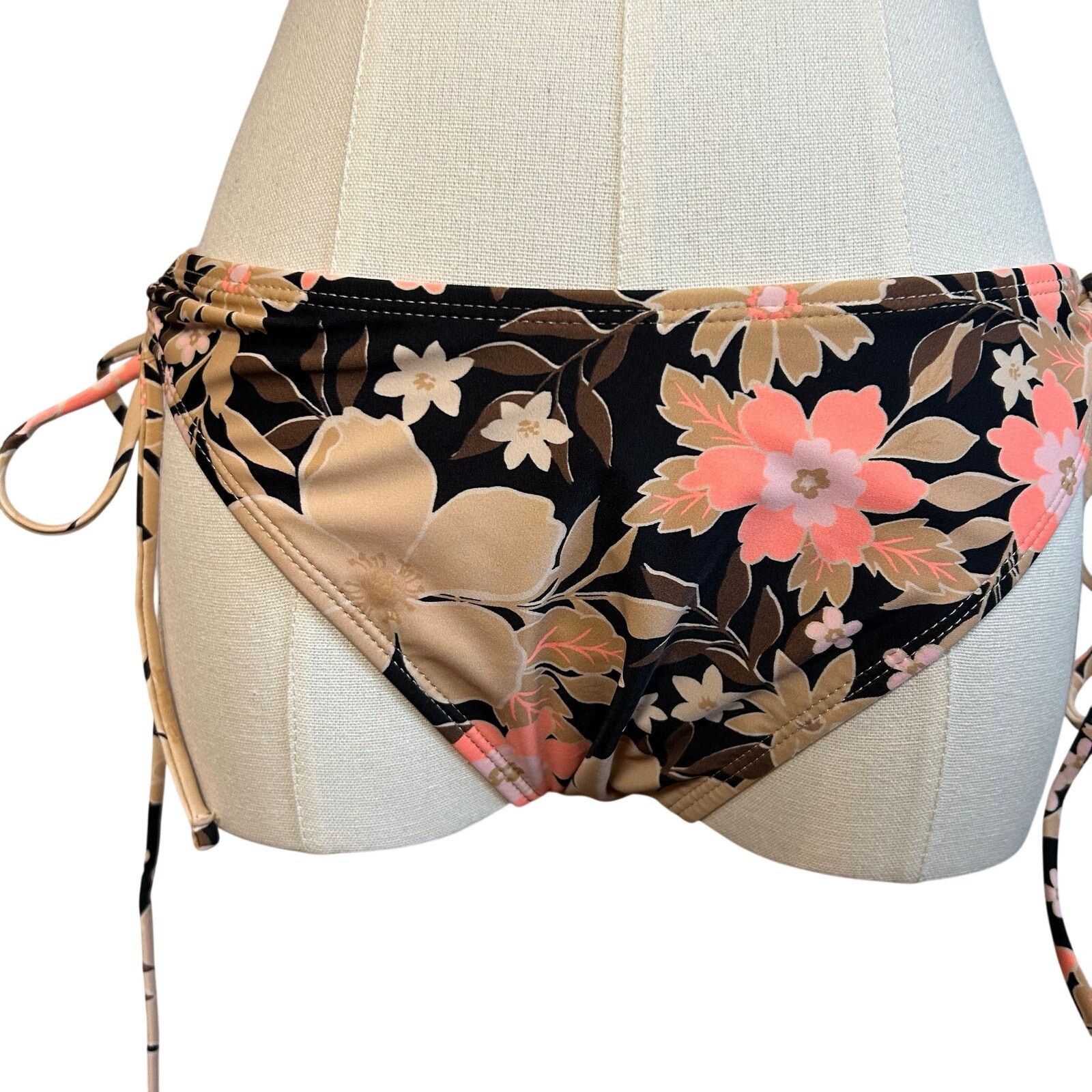 Other × Target Basics Brown Black String Bikini Set Adjustable Triangle Top Large Size ONE SIZE - 11 Thumbnail