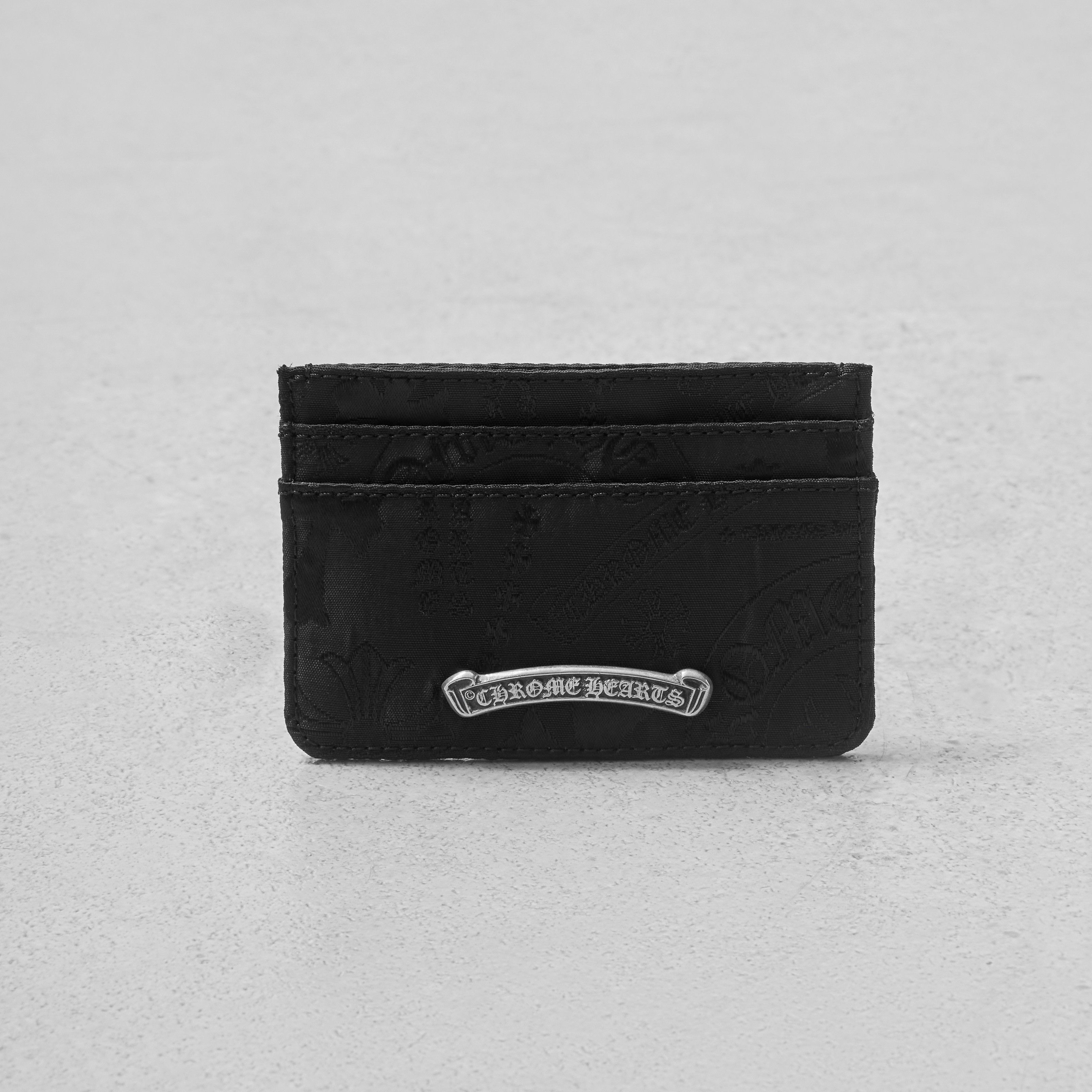 Chrome Hearts CHROME HEARTS Motif Nylon Scroll Label Card Holder Multi Size ONE SIZE - 2 Thumbnail