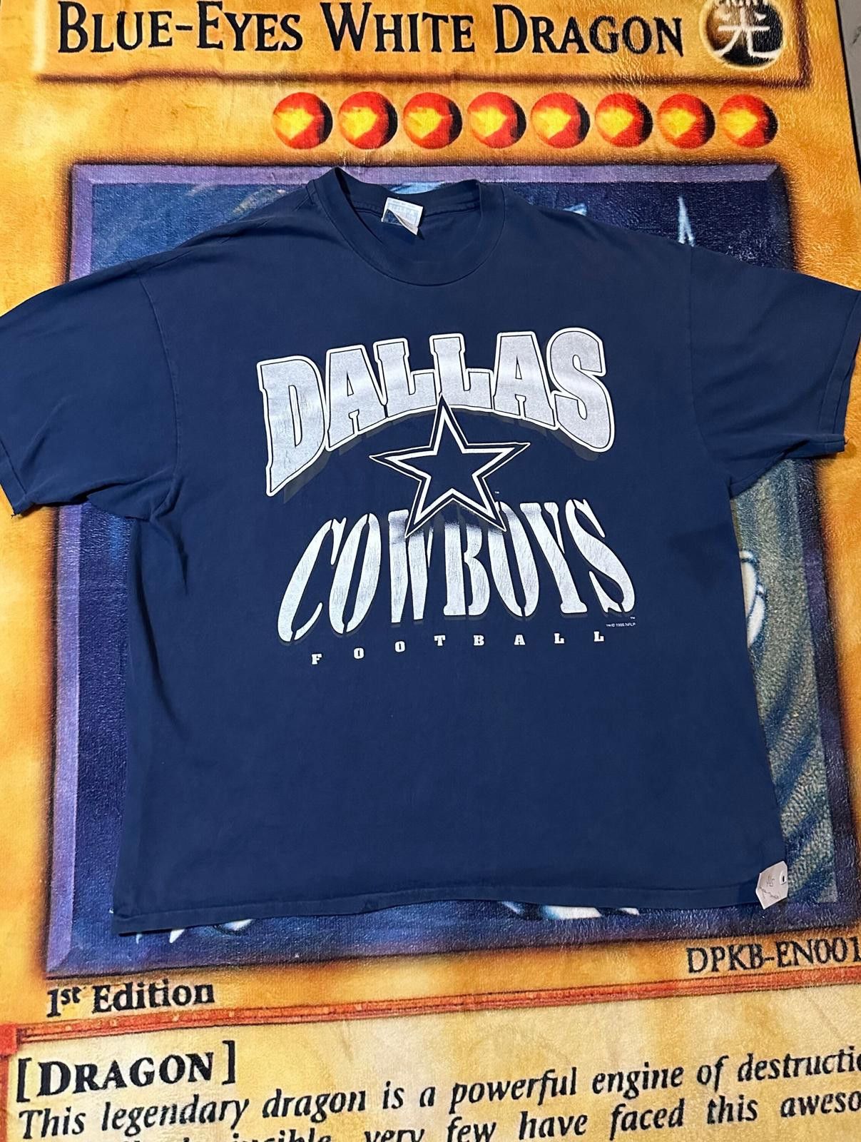Unknown London Single Stitch 1995 Dallas Cowboys Vintage Logo T-Shirt Size ONE SIZE - 1 Thumbnail