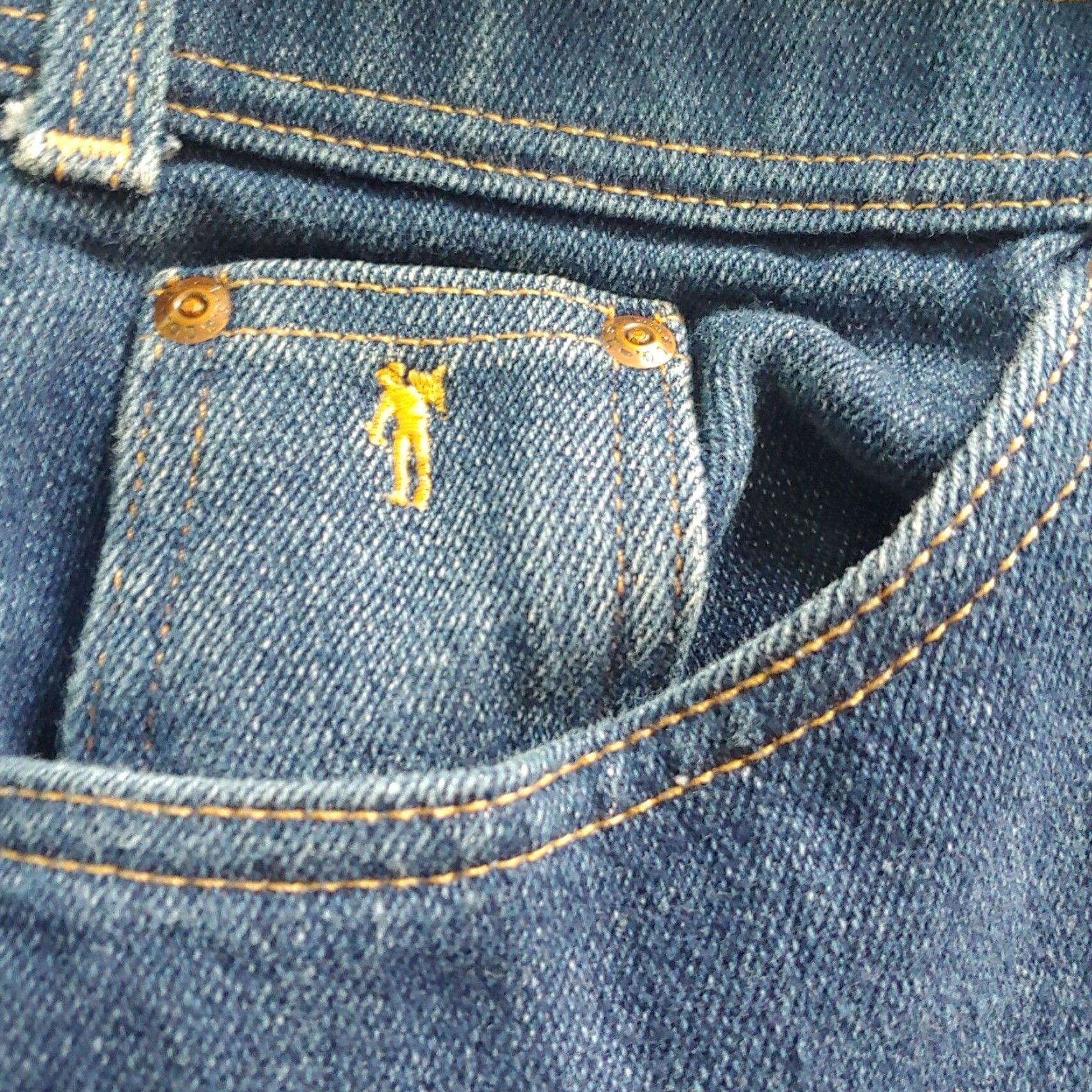 Levi's VINTAGE Levi's Action Jeans Men 43x28 Jeans Relaxed 5-Pocket Denim Blue Retro Distressed Brand Levi's Pants Slacks Slit? Size US 43 - 4 Thumbnail