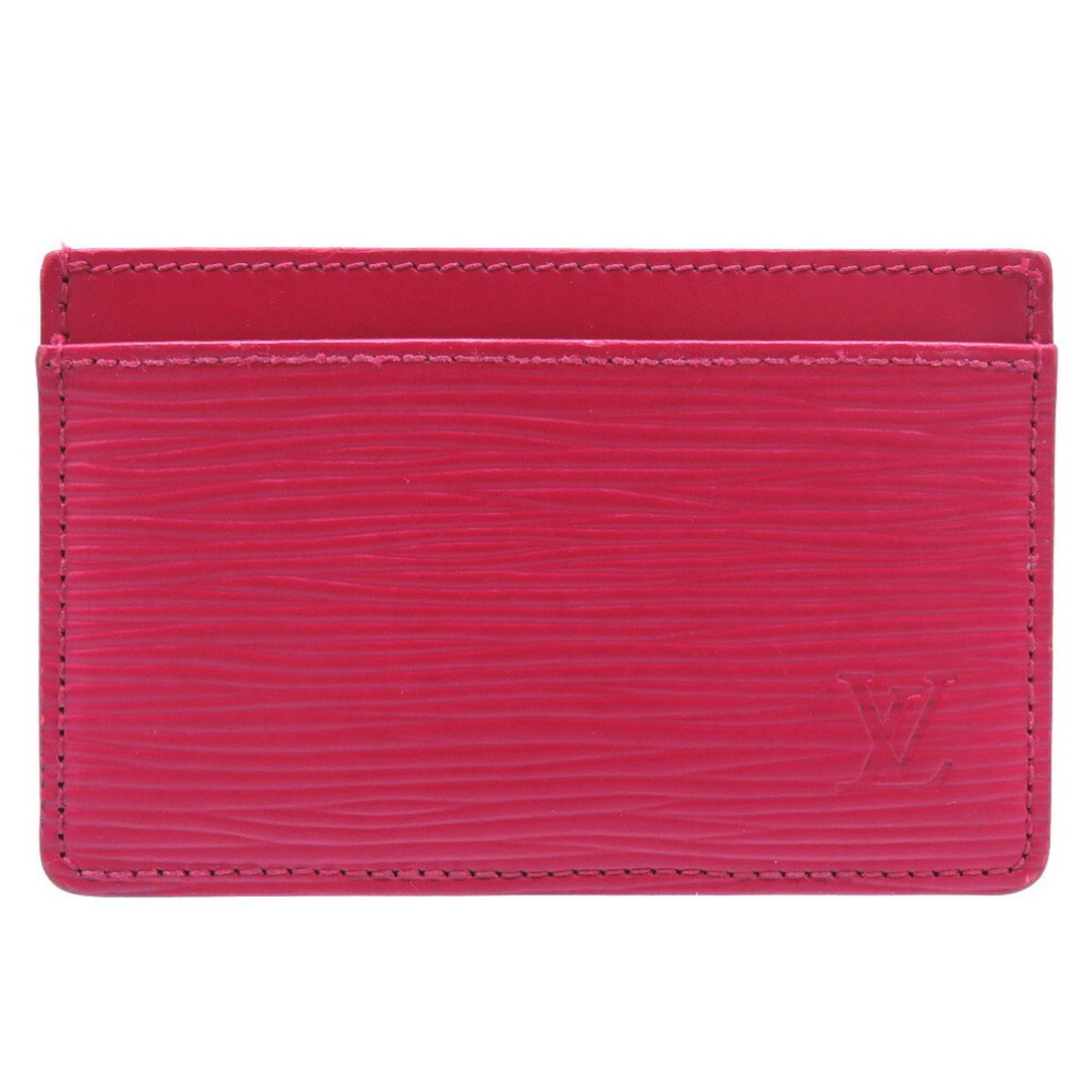 image of Louis Vuitton Portocart Sample Epi Fuchsia M60327 Card Case 0190 Louis Vuitton, Women's