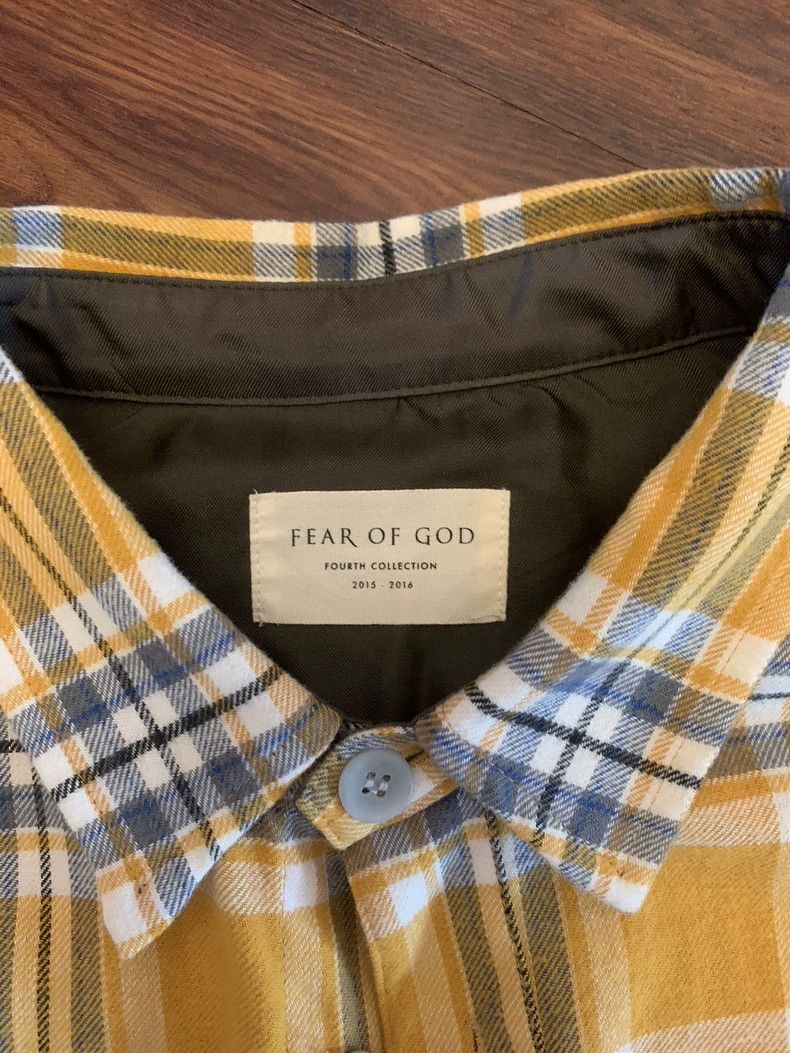 Fear of God Fear of God Plaid shirt with a shoulder Size US L / EU 52-54 / 3 - 4 Thumbnail