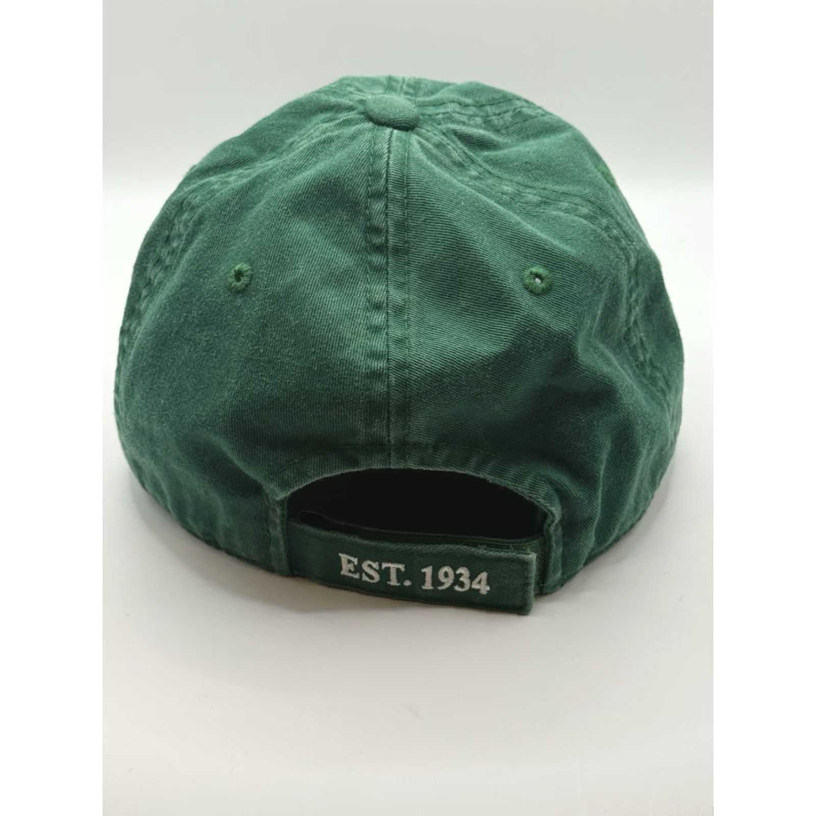 American Needle VINTAGE American Needle Golf Hat Cap Men One Size Adjustable Green Canvas 90s Golf Tournament Size ONE SIZE - 3 Thumbnail