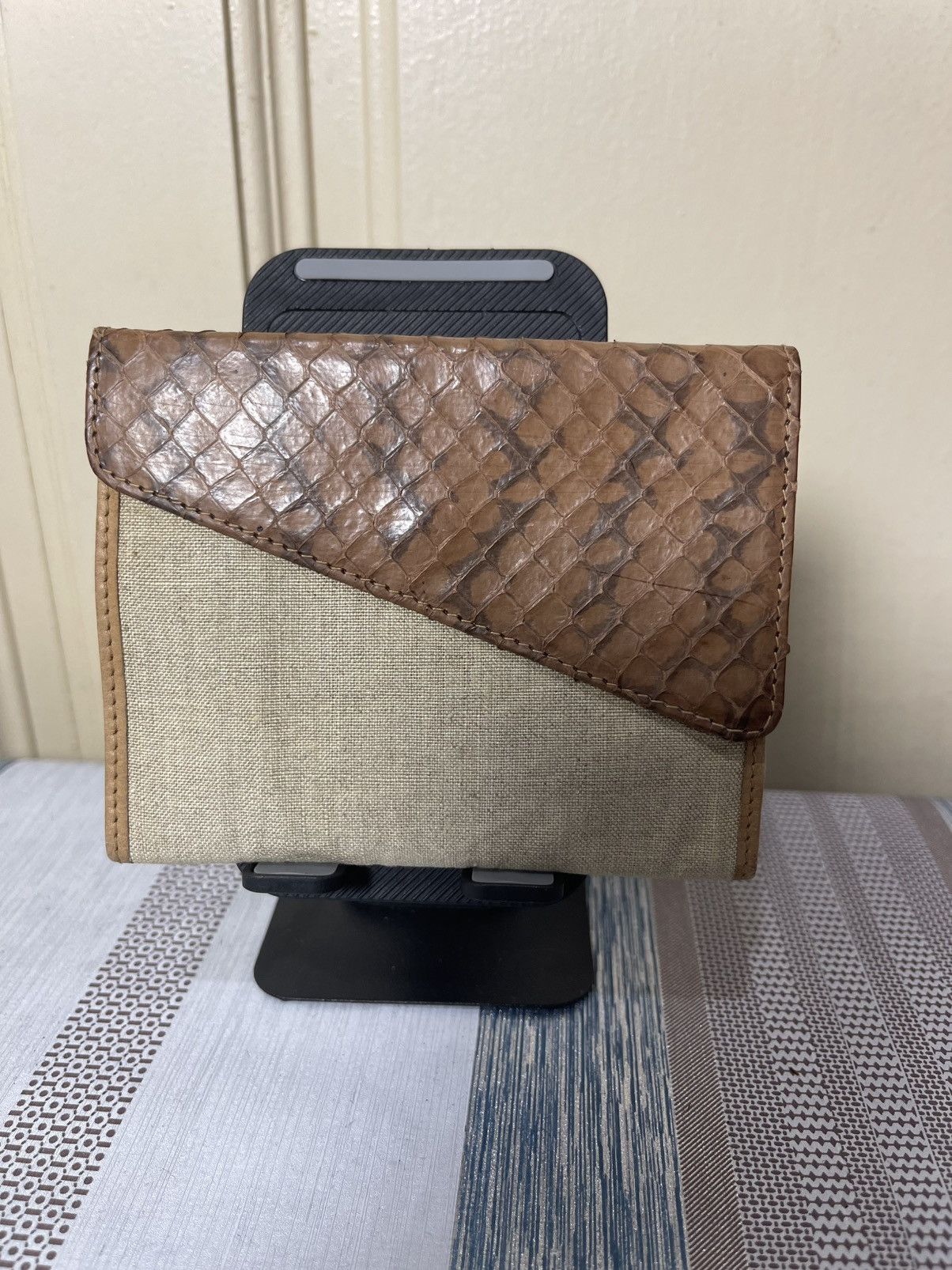 Bally Vintage Bally snake plus canvas wallet Size ONE SIZE - 2 Thumbnail