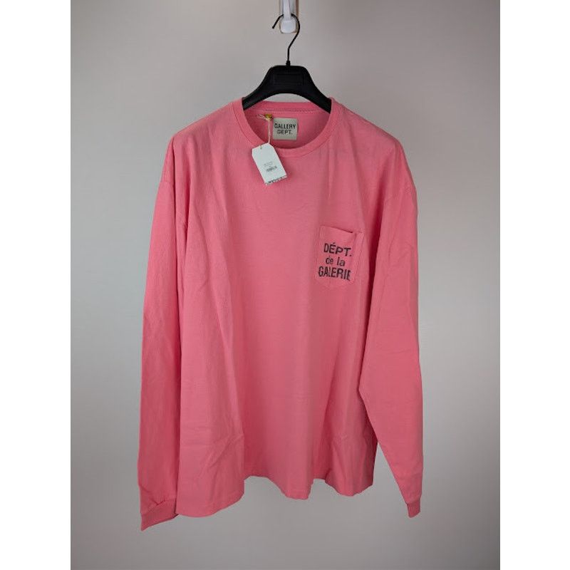 Gallery Dept. o1rshd1 French Logo Long Sleeve T-Shirt in Salm Size US XXL / EU 58 / 5 - 1 Thumbnail