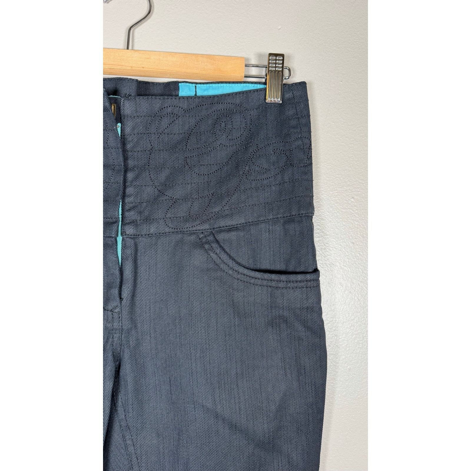 GSUS Sindustries Vintage Y2K Gsus Industries Lace Up Moto Pants size 27 Size 27" / US 4 / IT 40 - 10 Thumbnail