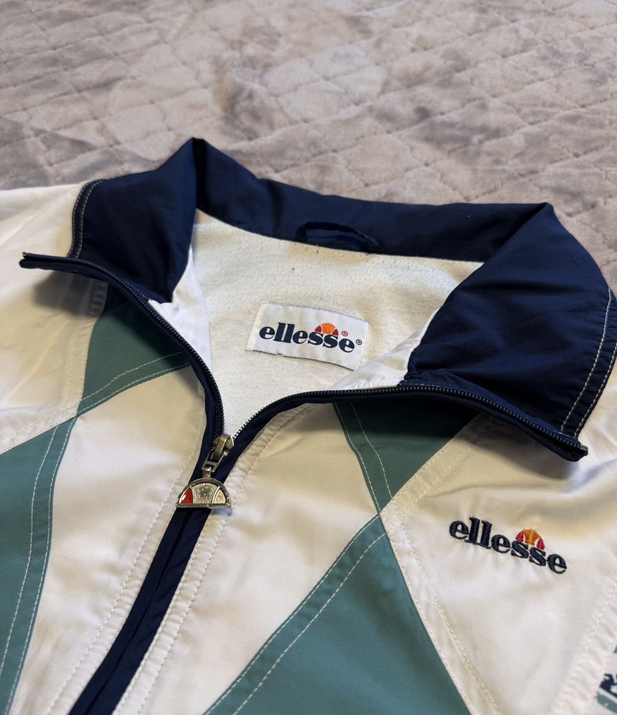 Ellesse × Vintage Vintage 2000s Ellesse Zip Up Light Jacket L Size US L / EU 52-54 / 3 - 6 Thumbnail