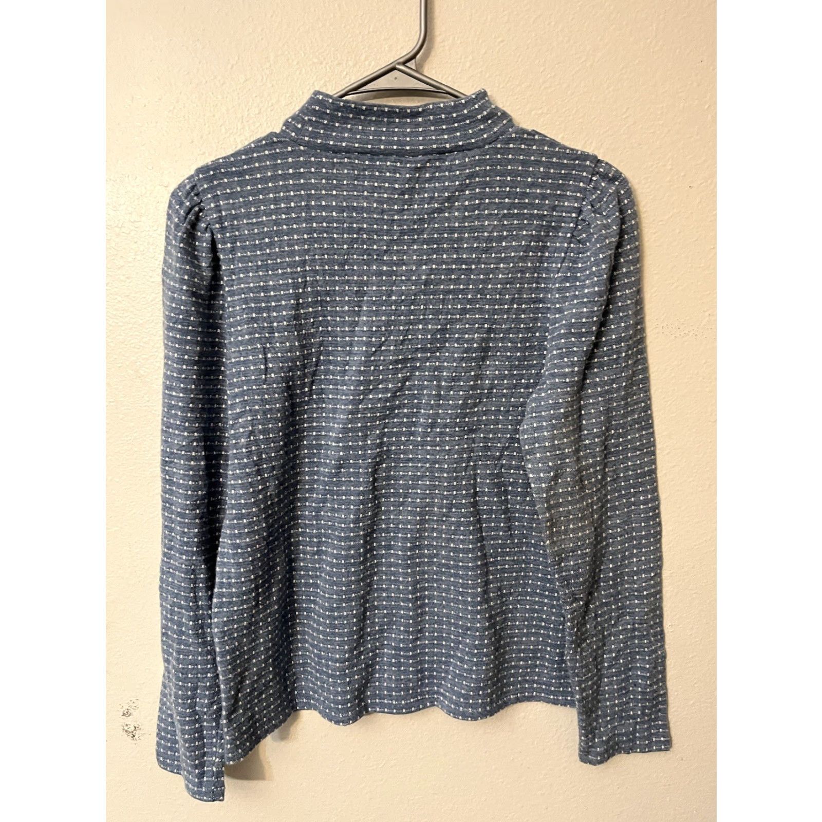 Madewell Madewell Blouse Womens Puff Sleeve Top Blue M Size M / US 6-8 / IT 42-44 - 2 Thumbnail