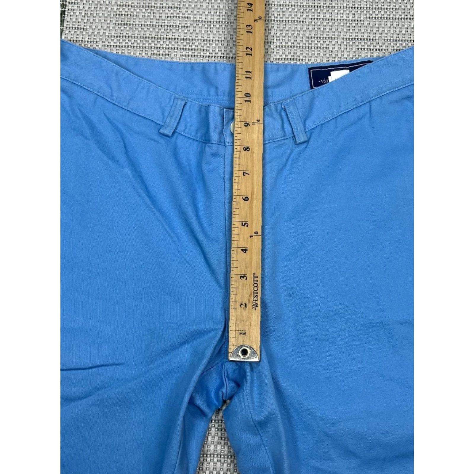 Vineyard Vines Vineyard Vines Slim Fit Club Pants Mens 32x30 Blue Cotton Twill Straight Leg Pants Size US 32 / EU 48 - 6 Thumbnail