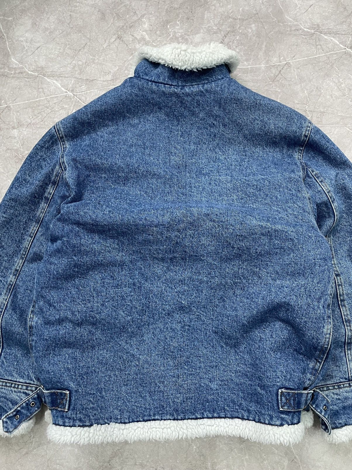 Other VINTAGE B 3 ARMY DENIM DISTRESSED JACKET ZIP JACKET Y2K Size US M / EU 48-50 / 2 - 13 Thumbnail