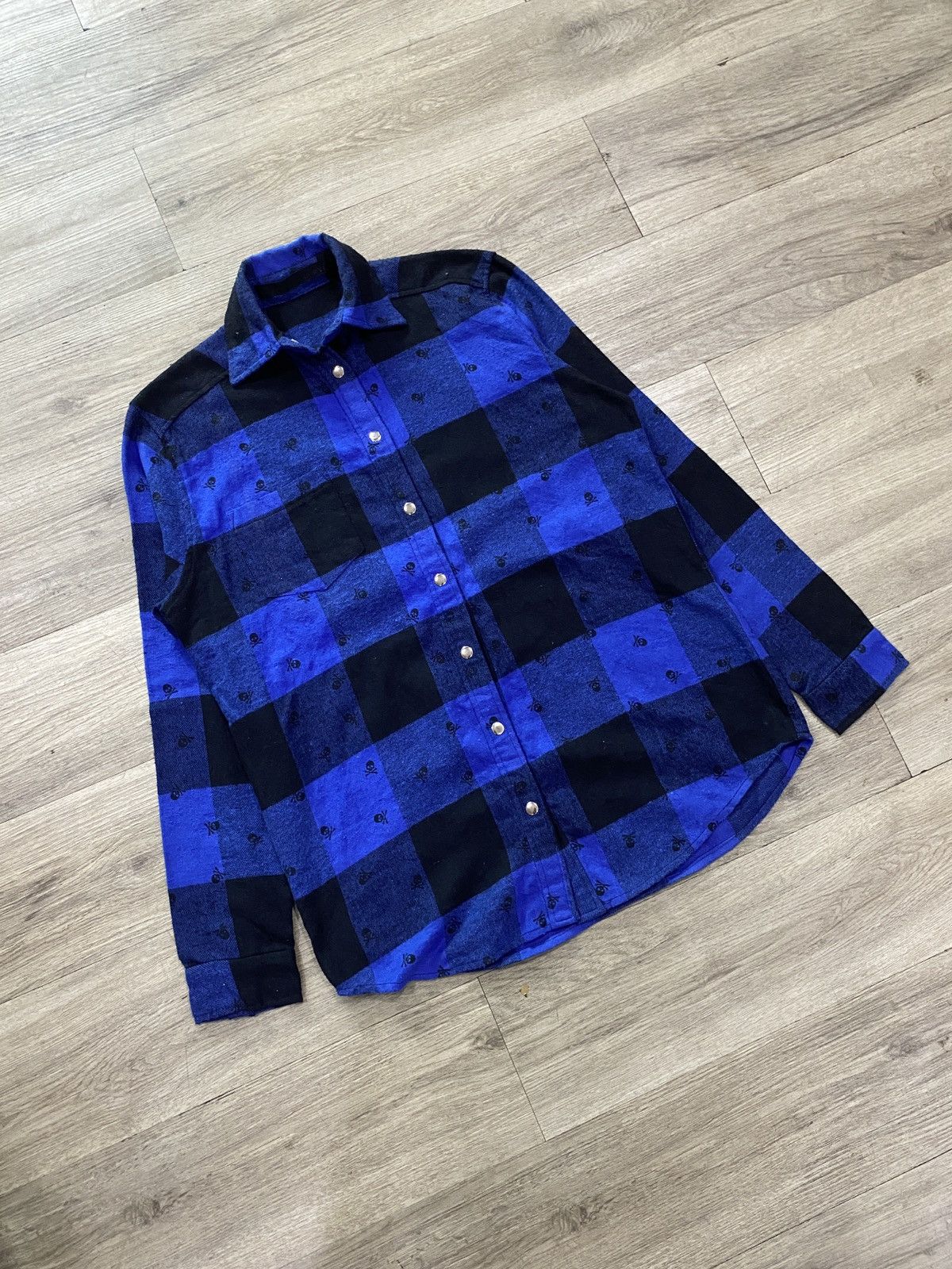 Hysteric Glamour × If Six Was Nine × Japanese Brand Flannel shirt Glad News Size US M / EU 48-50 / 2 - 2 Thumbnail