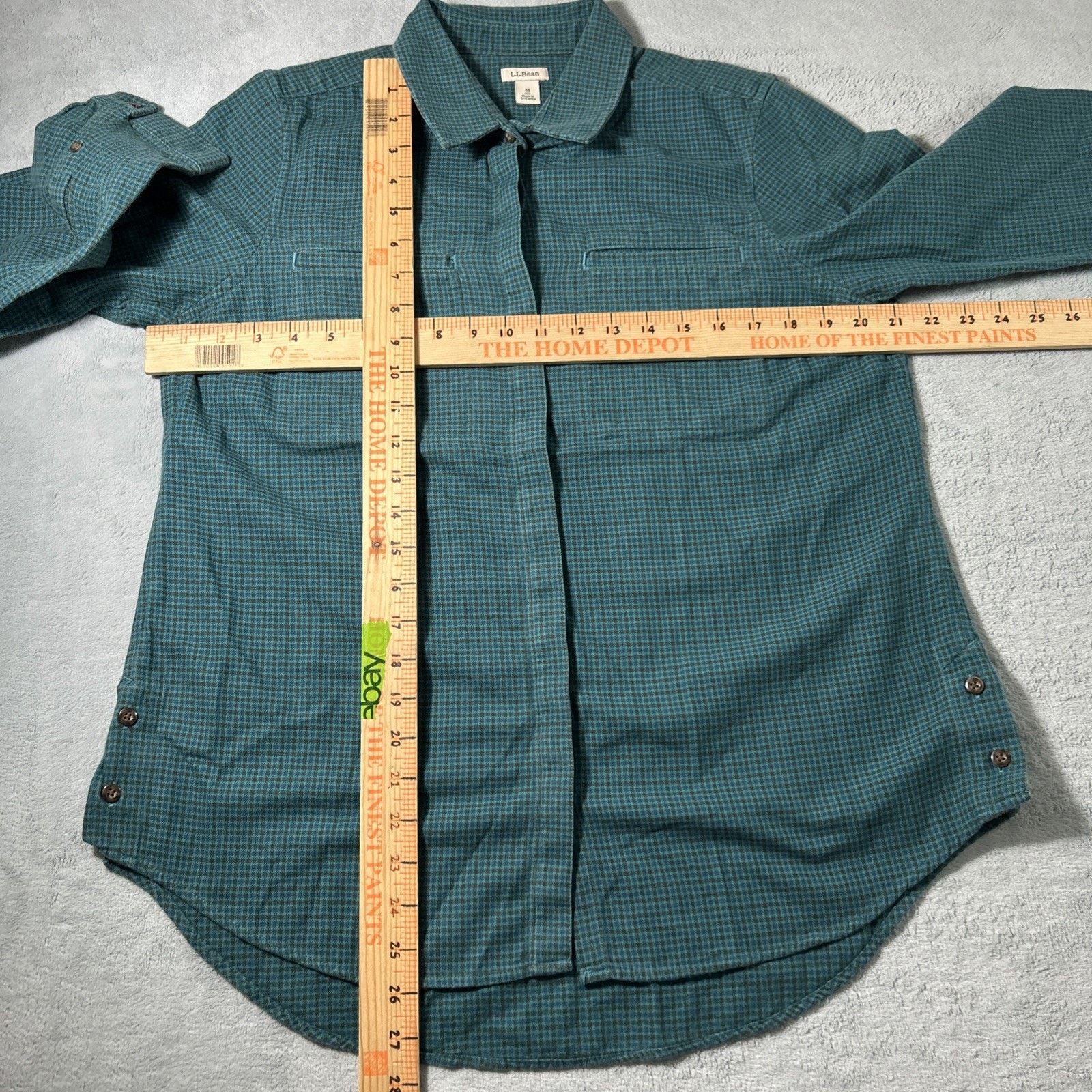 L.L. Bean LL Bean Archive Soft Flannel 1958 Wms Medium Function Tunic Size M / US 6-8 / IT 42-44 - 11 Thumbnail