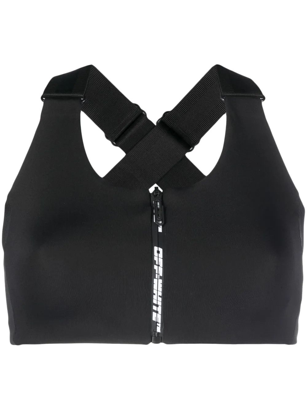 Off-White o1y1225 Logo Crop Top in Black Size XS / US 0-2 / IT 36-38 - 1 Thumbnail