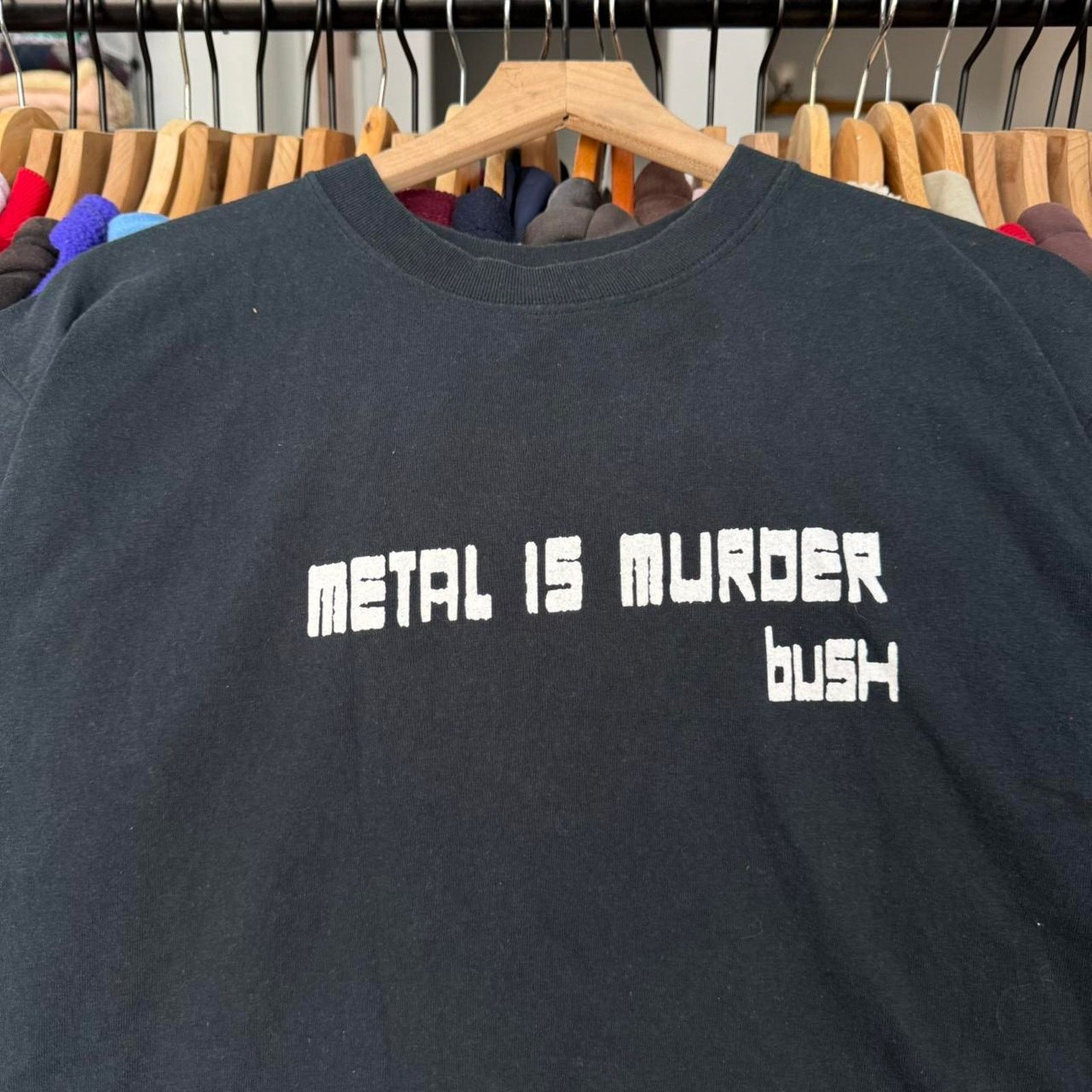 Other Vintage Y2K Bush Metal is Murder Band Tee Black Size US L / EU 52-54 / 3 - 2 Thumbnail