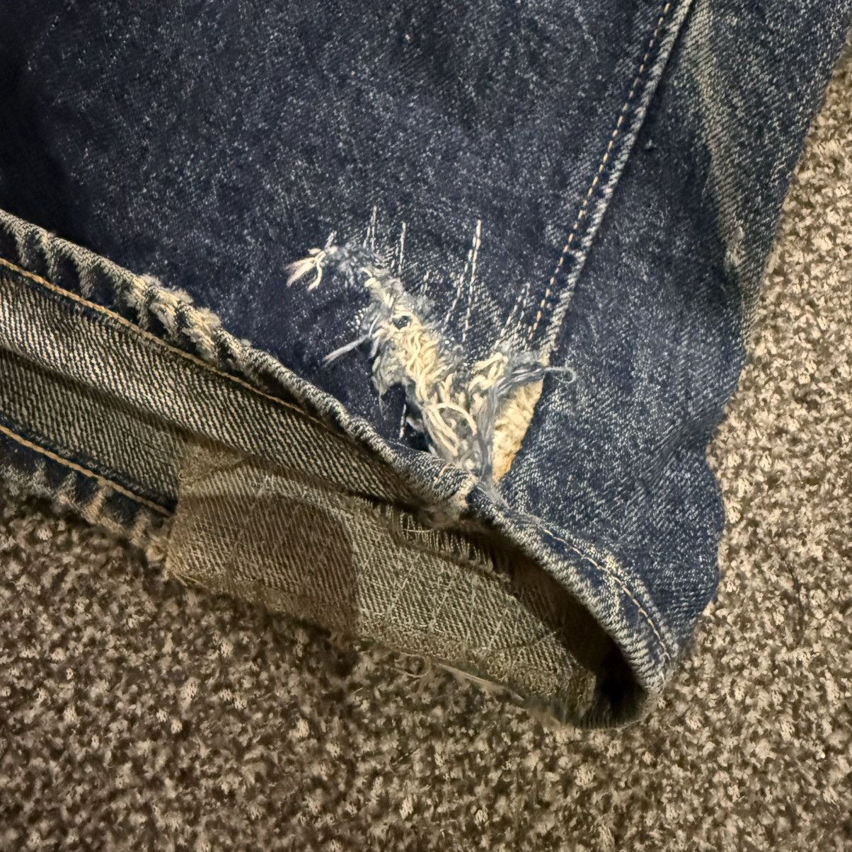 Sugar Cane Vintage 90s Archival Selvedge Sugarcane Indigo Denim Size US 28 / EU 44 - 15 Thumbnail