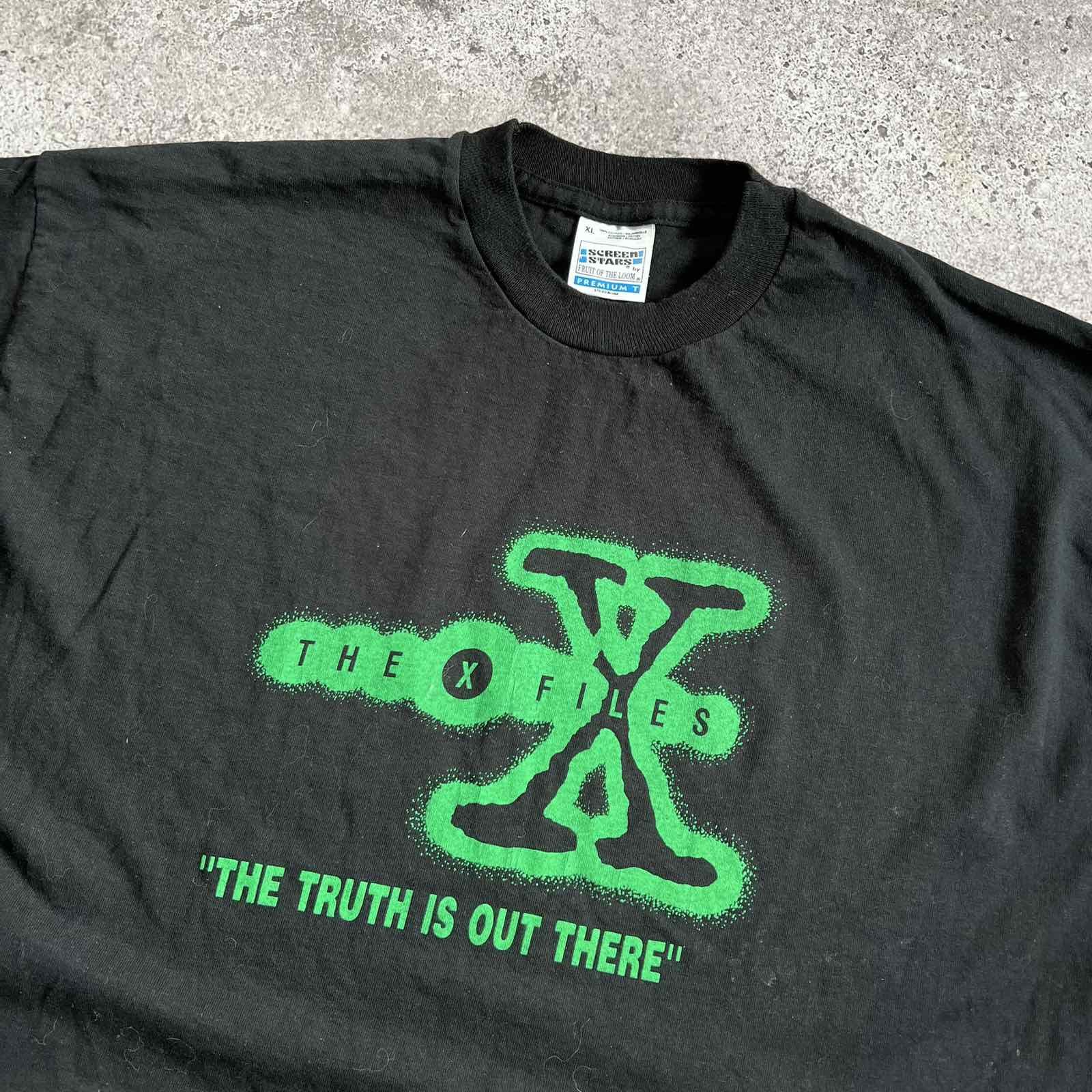 Band Tees Rare The X Files Vintage Tee 90s Sz XL Size US XL / EU 56 / 4 - 2 Thumbnail