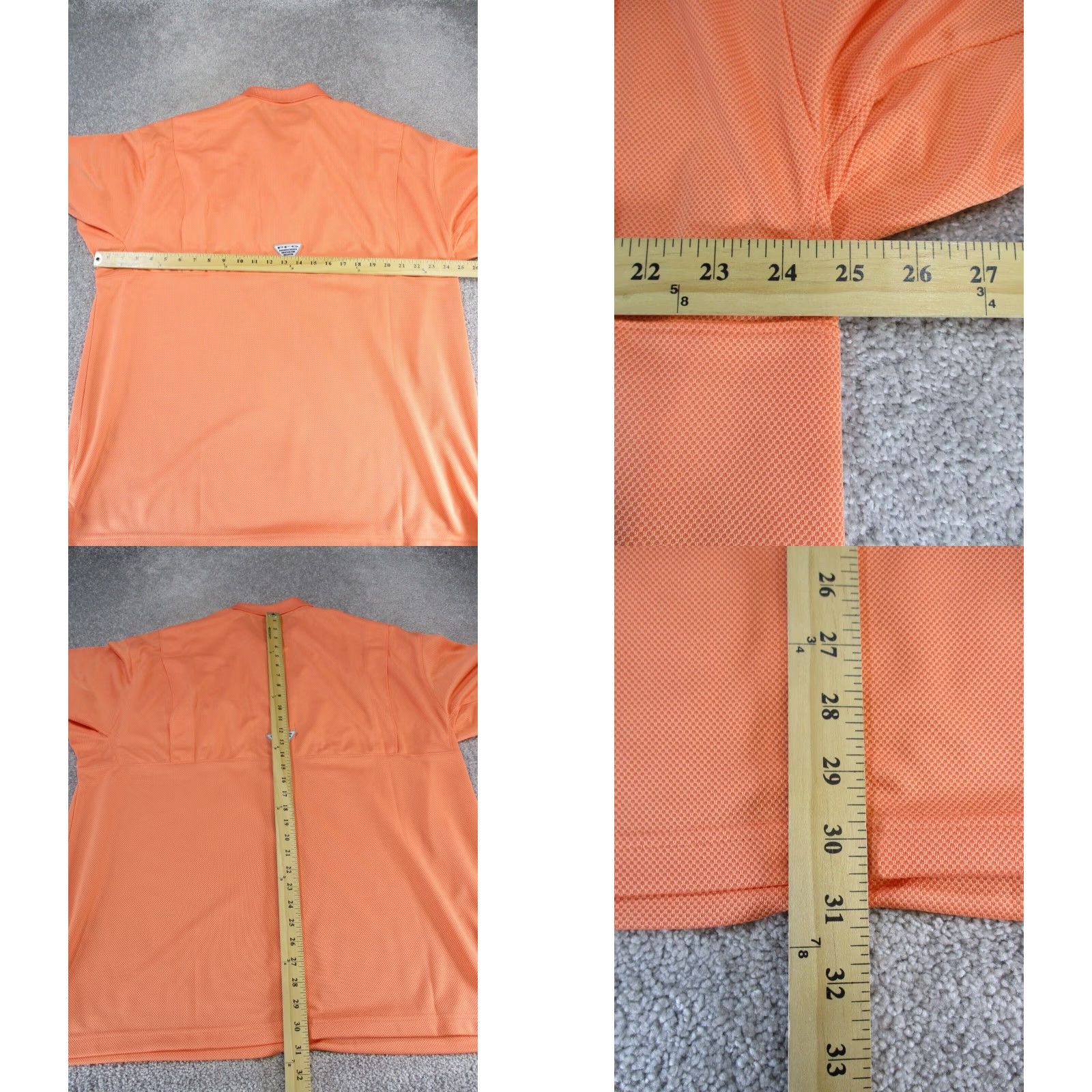Vintage Columbia PFG Omni-Shade Polo Shirt Mens XL Orange Golf Brand Columbia Pfg Polo Shirt Mens XL Orange Golf Omni-Shade New title Size US XL / EU 56 / 4 - 8 Thumbnail