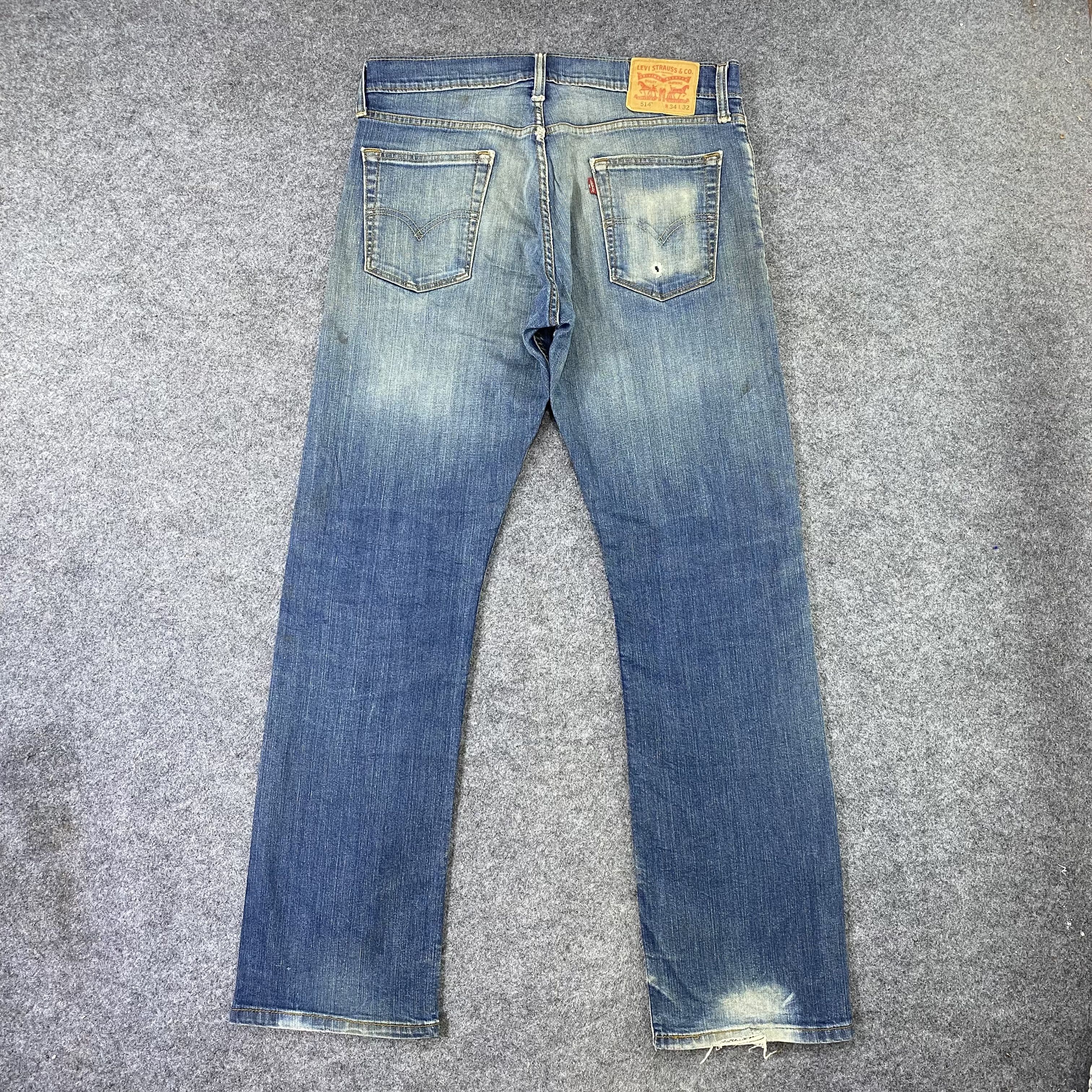 Jean × Levi's × Vintage Vintage Levis 514 Blue Wash Jeans-J1141 Size US 34 / EU 50 - 7 Thumbnail