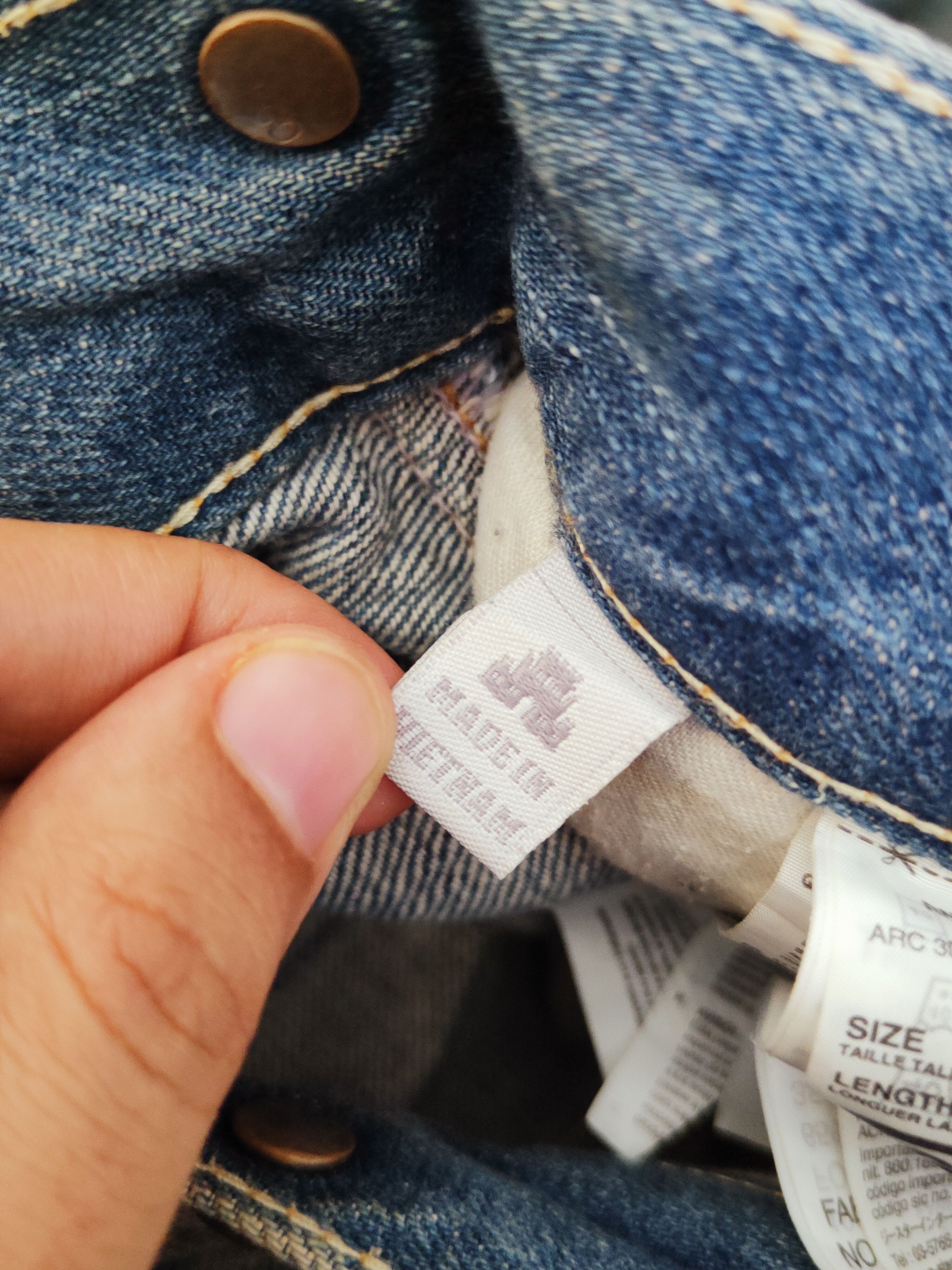 G-Star × Vintage Vintage Gstar Blue Faded Distressed Ripped Jeans Size US 29 - 18 Thumbnail