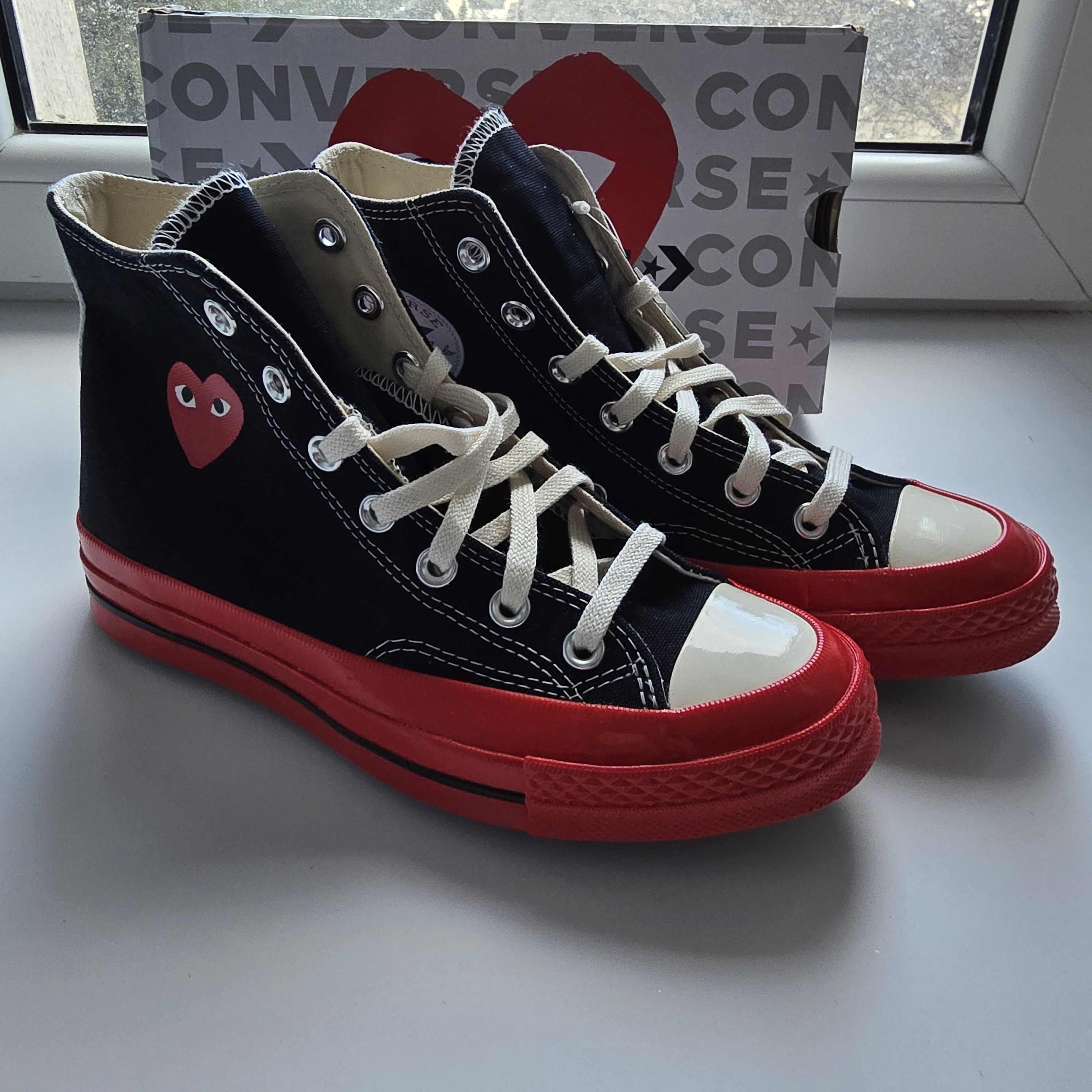 Comme des Garcons PLAY × Converse Converse Chuck 70 x Comme des Garçons PLAY Size US 7.5 / IT 37.5 - 1 Thumbnail