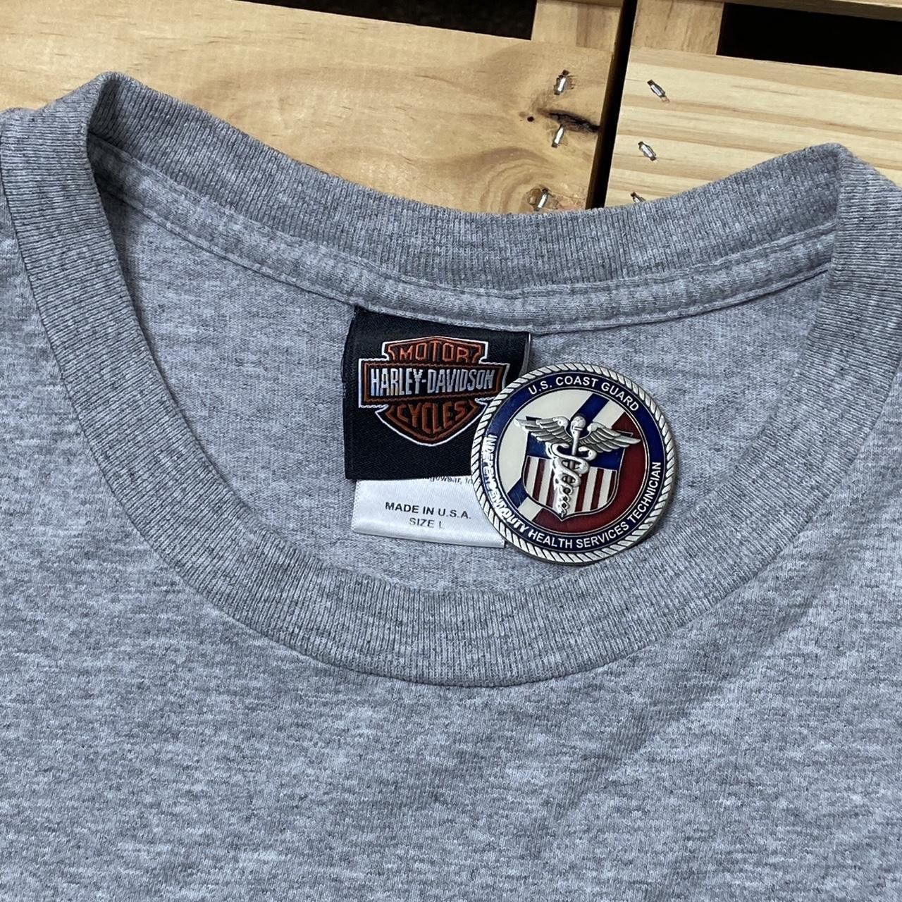 Harley Davidson Harley Davidson AL 2008 Gray Y2K Biker Pocket Tee Size Large Size US L / EU 52-54 / 3 - 3 Thumbnail