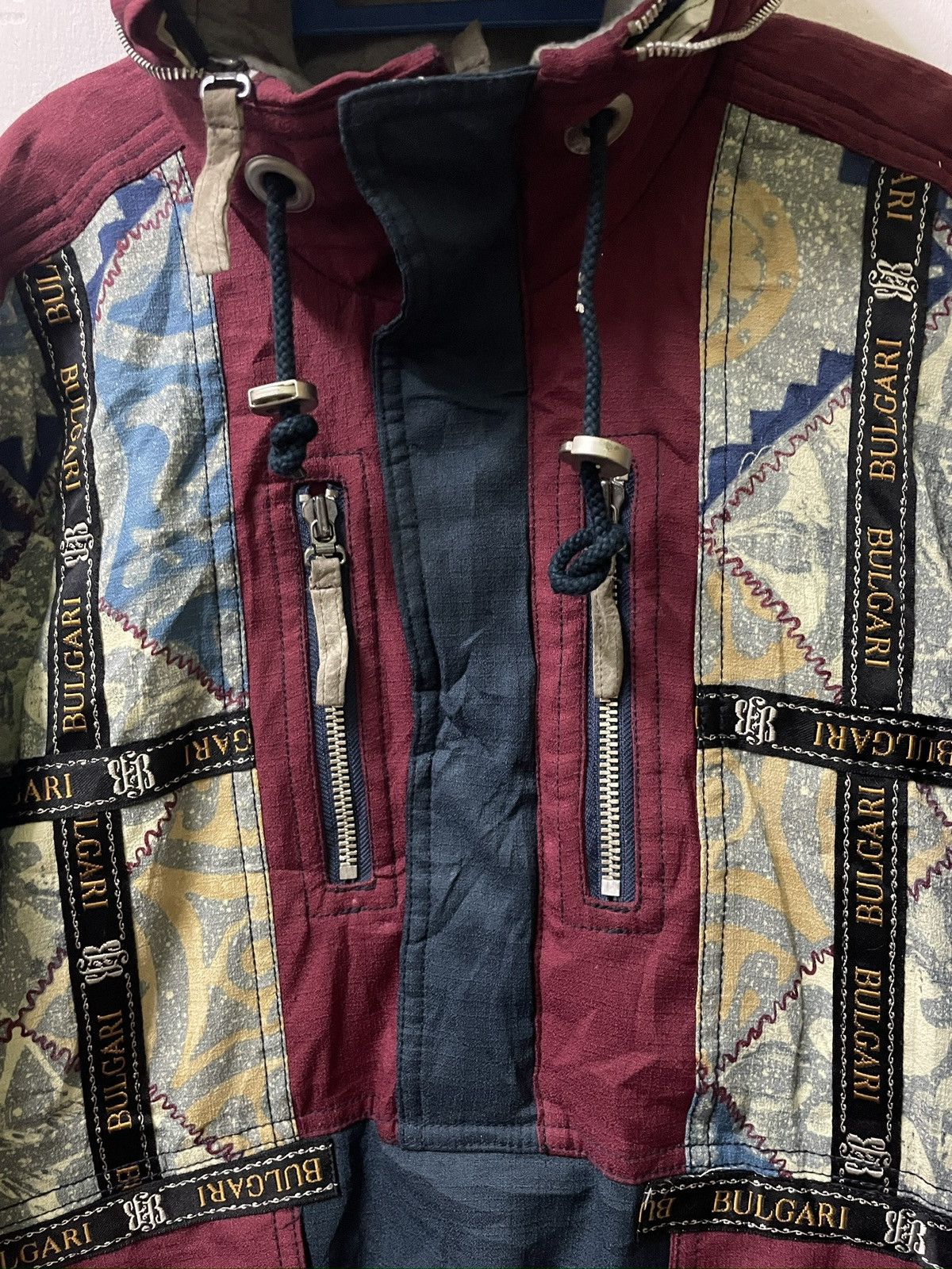 Bvlgari × Japanese Brand × Vintage Vintage bulgari Anorak jackets Size US XXL / EU 58 / 5 - 3 Thumbnail