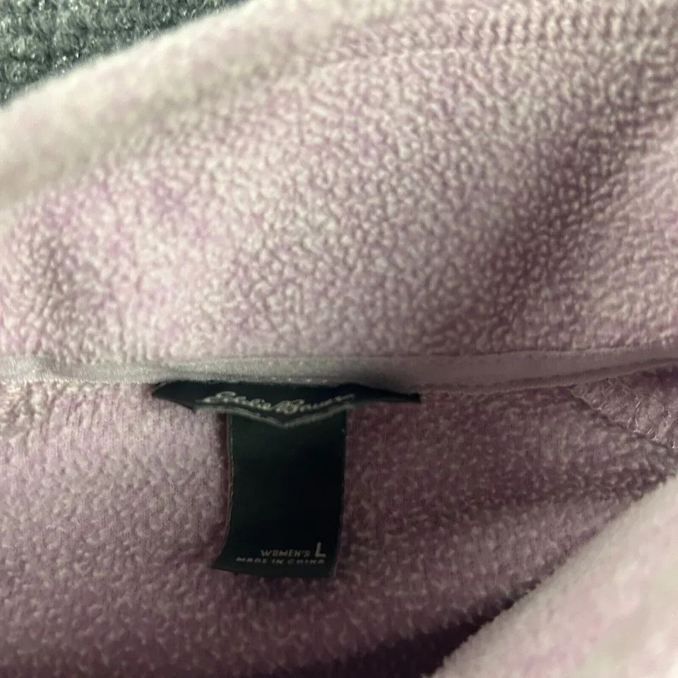 Eddie Bauer Eddie Bauer 1/4 Zip Pullover Womens Large Fleece Mock Neck Size L / US 10 / IT 46 - 3 Thumbnail